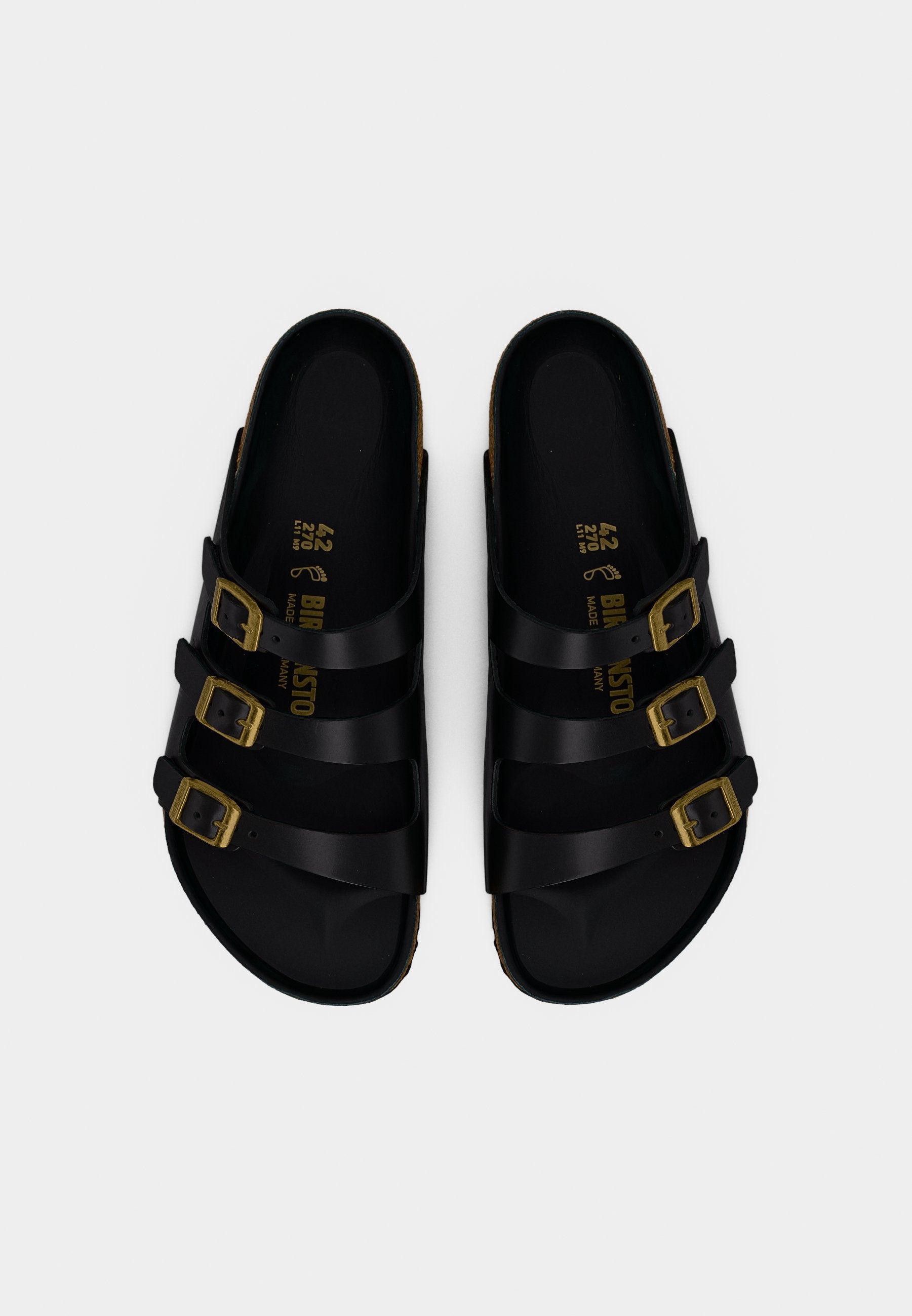 FLORIDA FR LENA AMALFI BLACK HEXN REGULAR - Sandals - amalfi black