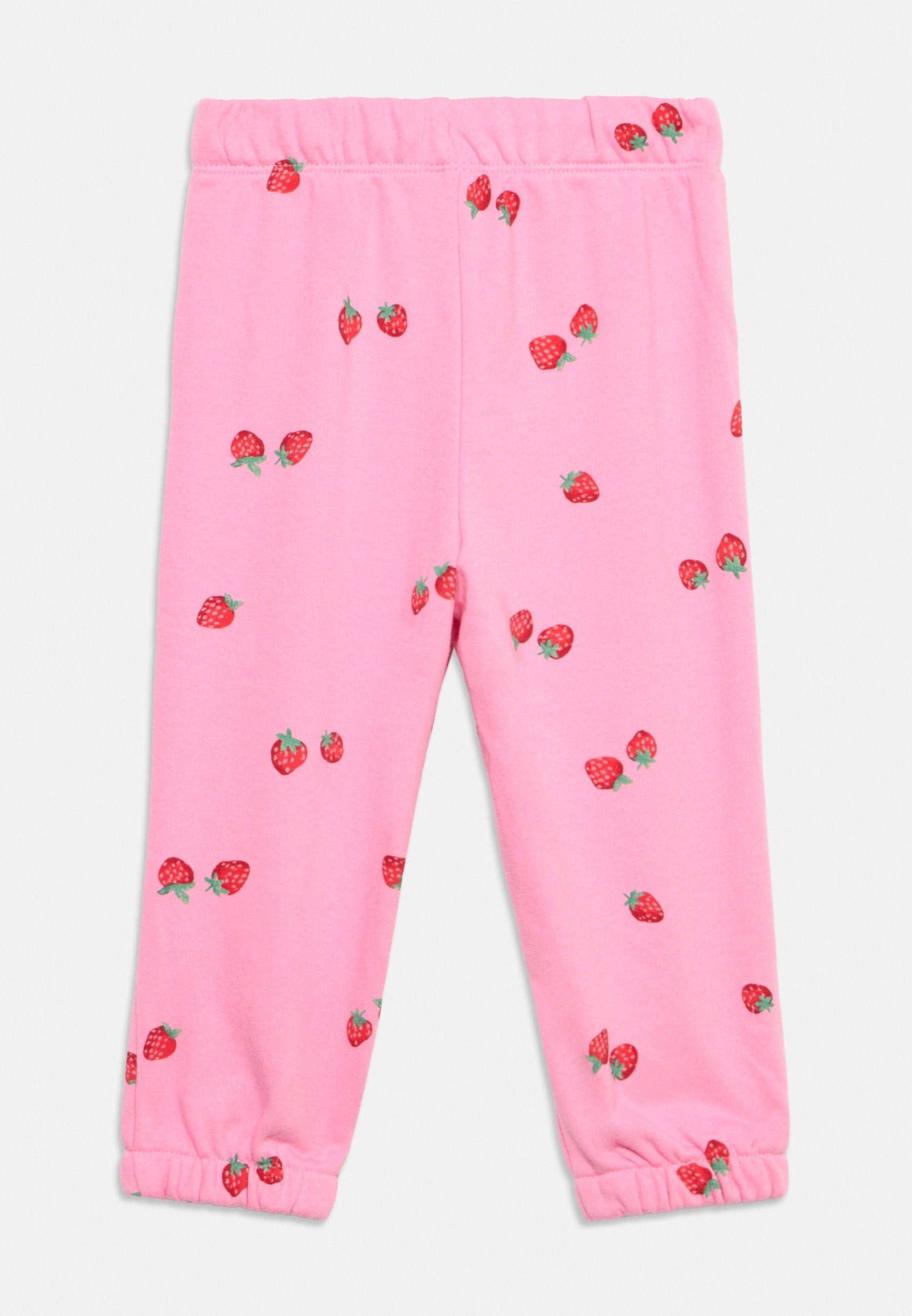 LOGO - Tracksuit bottoms - parisian pink