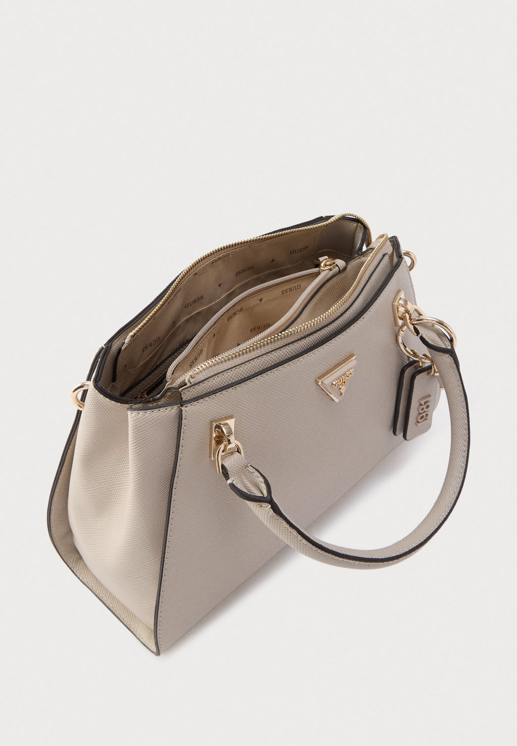 NOELLE LUXURY SATCHEL - Handbag - taupe