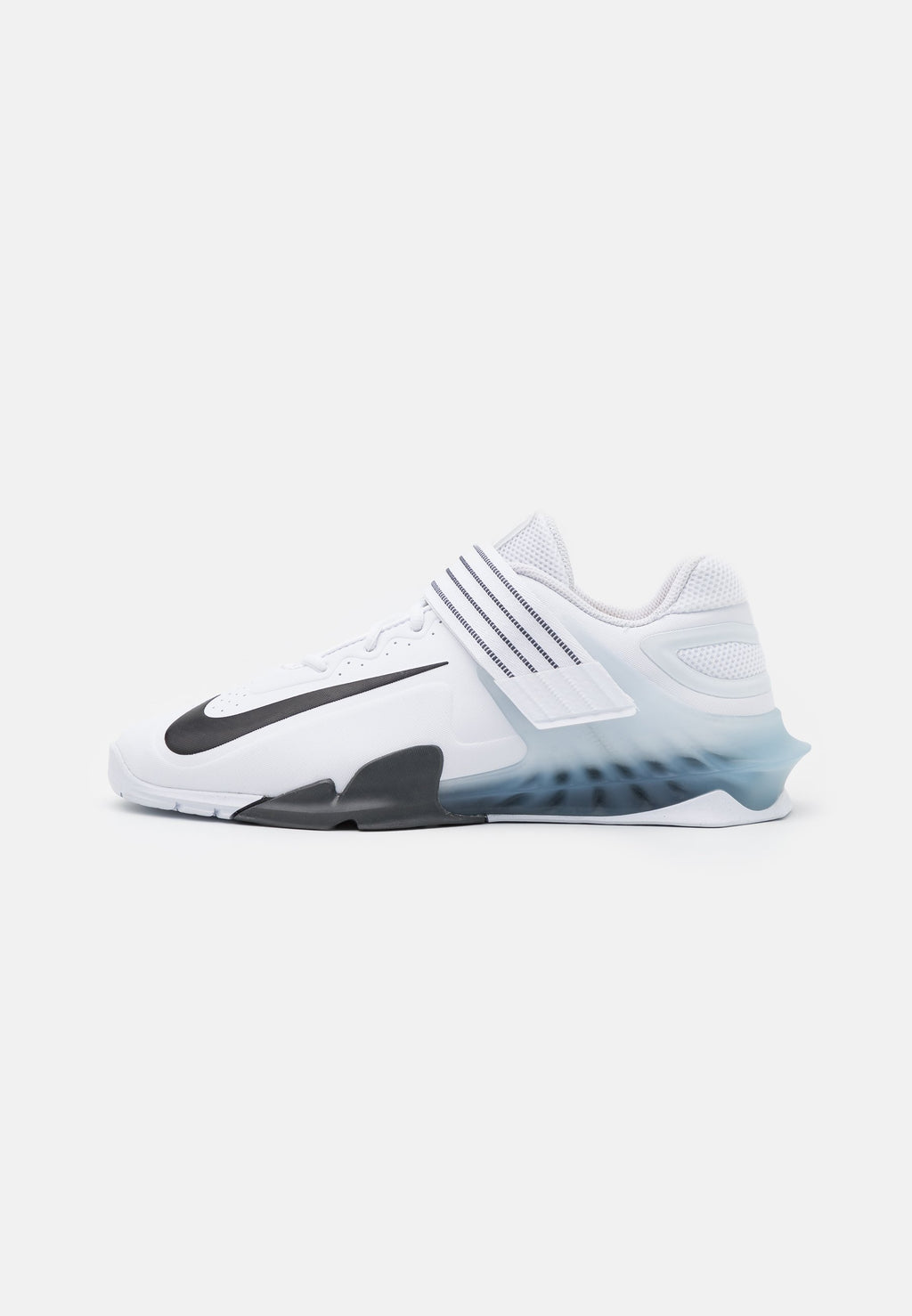 SAVALEOS - Training shoe - white/black/iron grey/laser orange