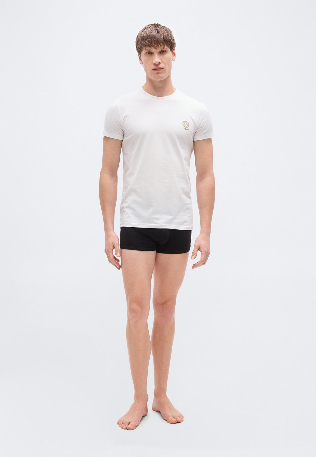 SHORT SLEEVES ROUND NECK - Undershirt - optical white