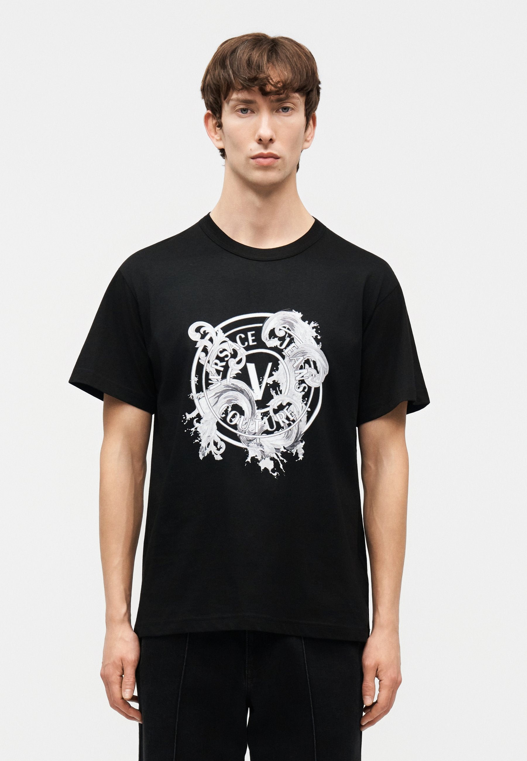 EMBLEM WAVE - Print T-shirt - black