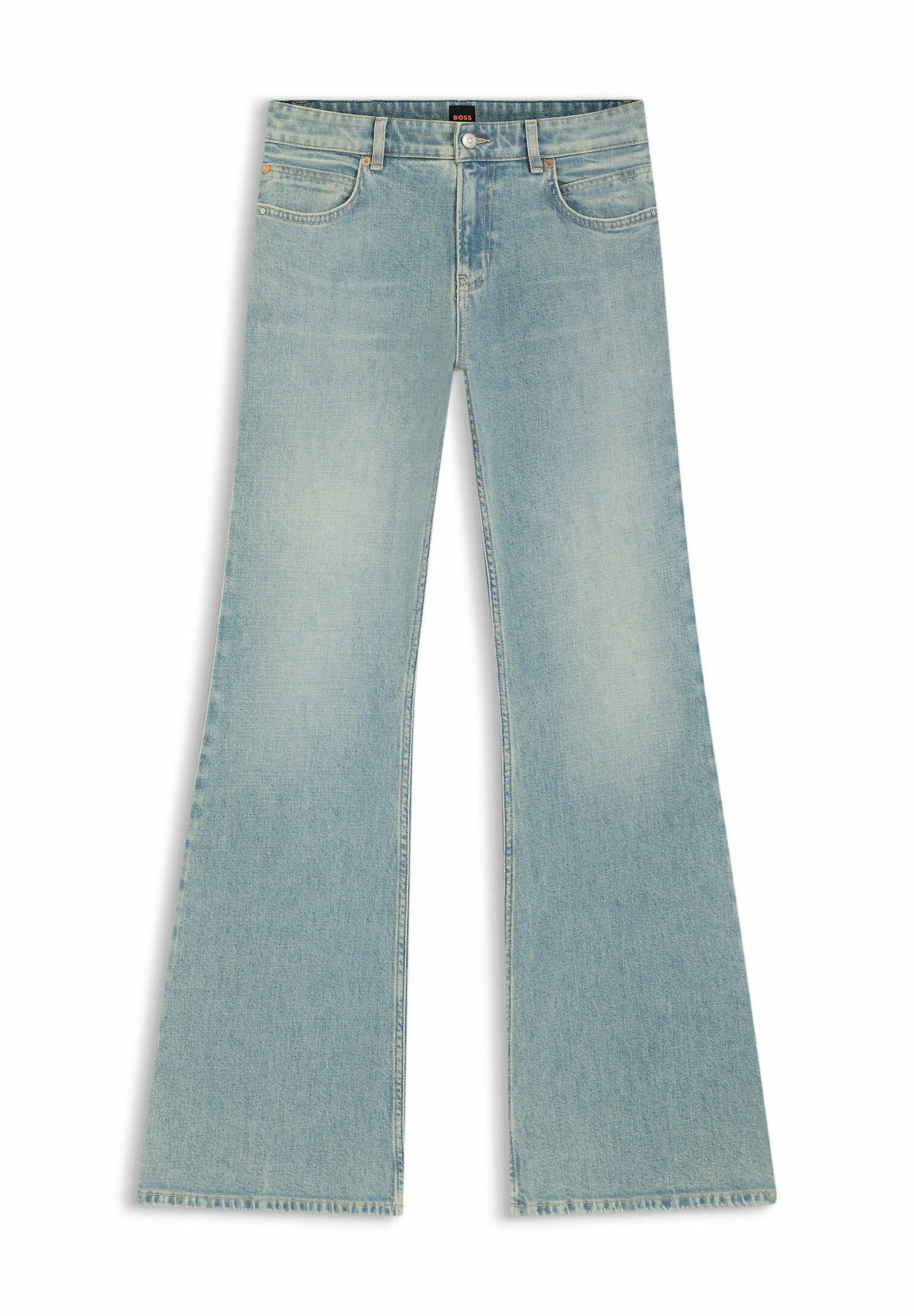 BOSS C_SOFT BOOTCUT 2.0 - Bootcut jeans - blue