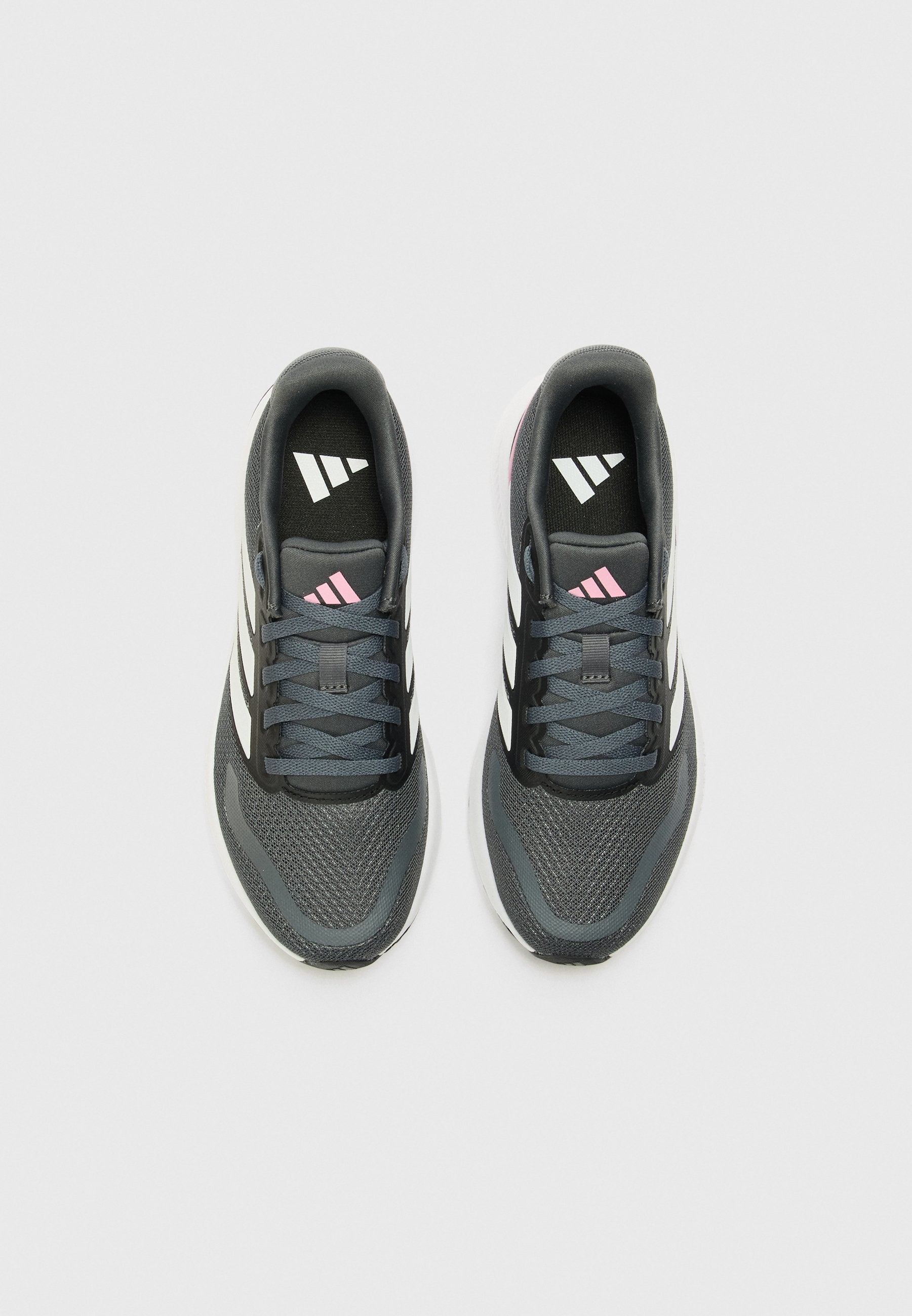 Road running shoes - grey six/crystal white/bliss pink