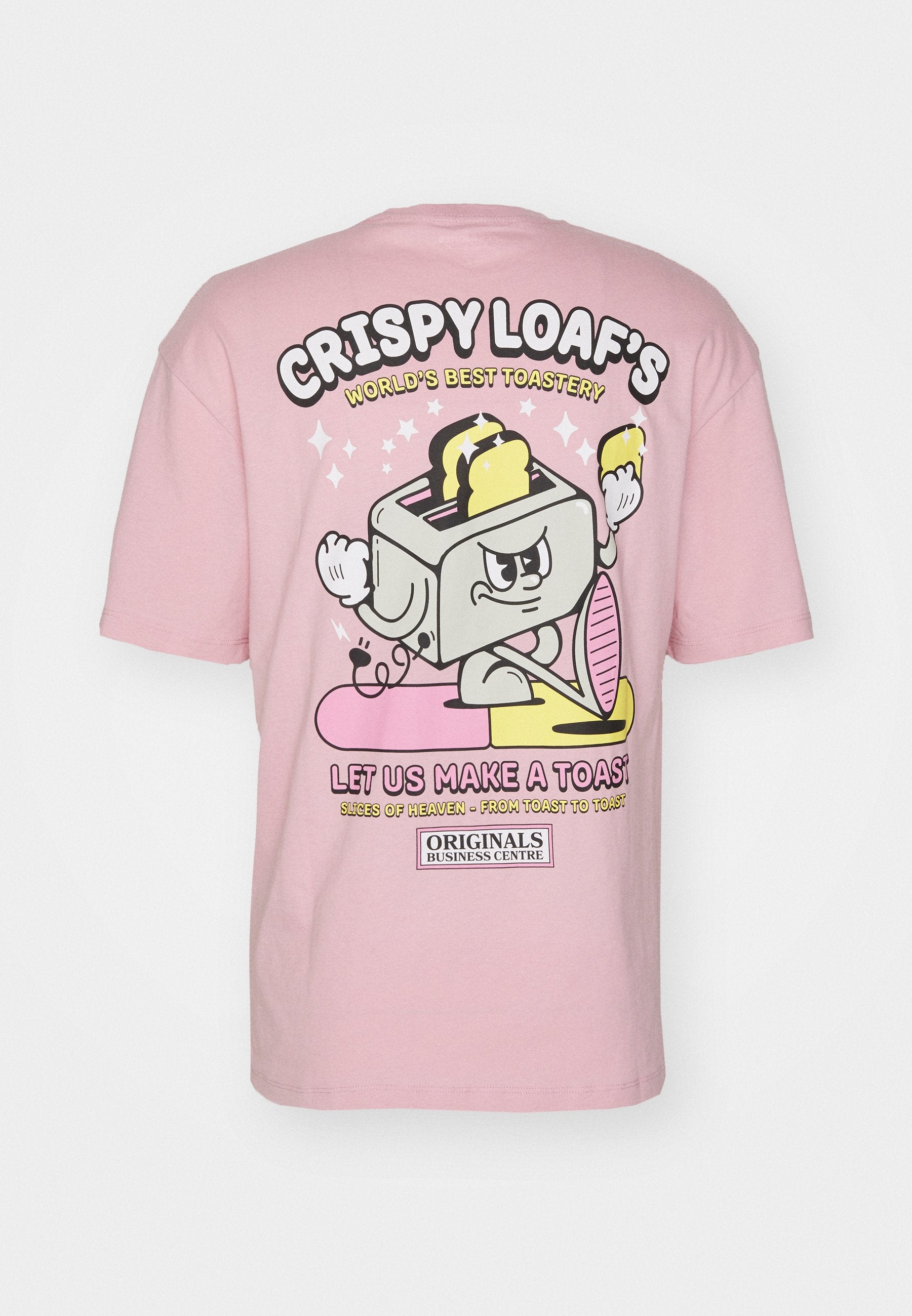 TEE COL RAS DU COU JORTOAST - T-shirt imprimé - nectar rose