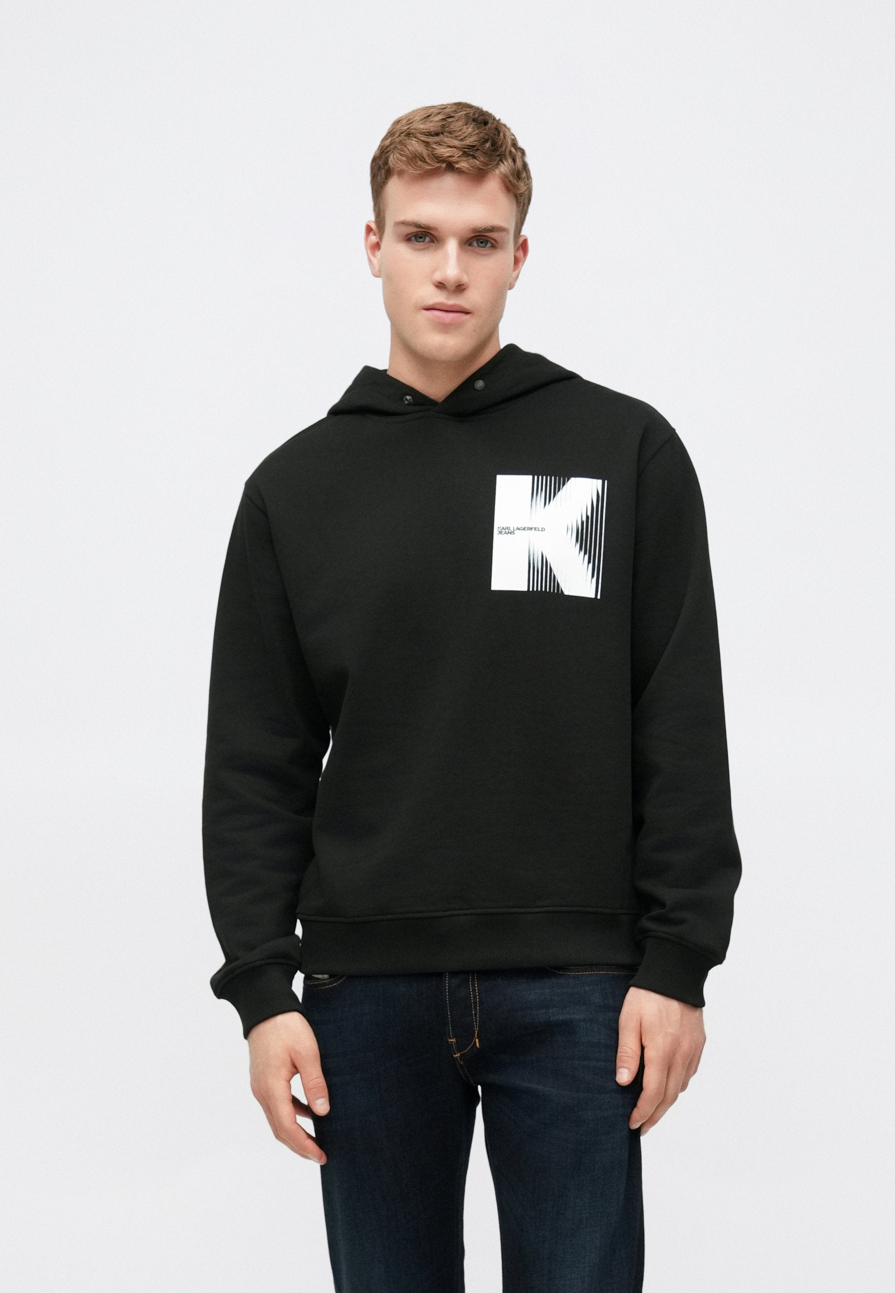LOGO HOODIE - Hoodie - black