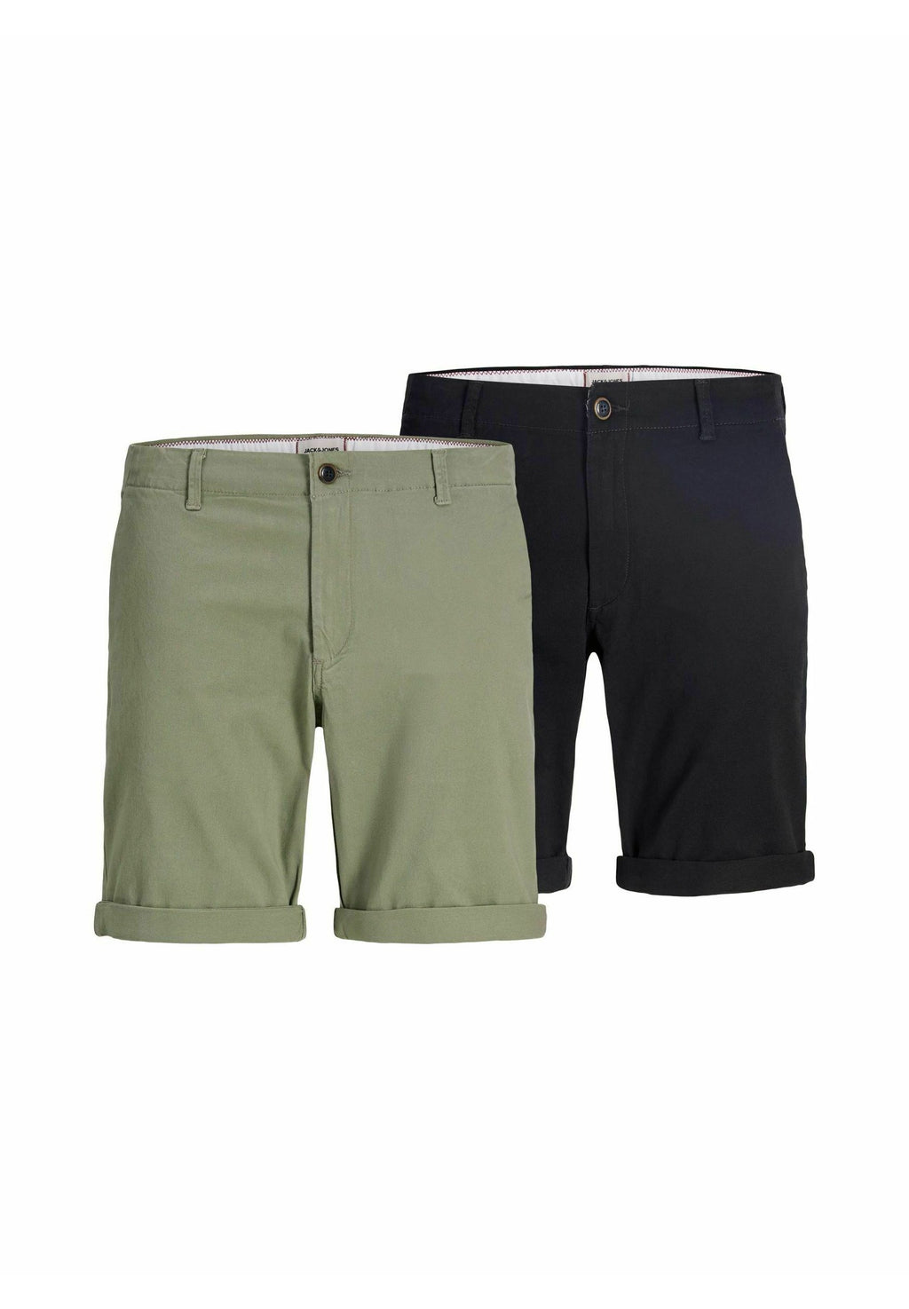 Chino 2-pack Regular Fit - Shorts - black