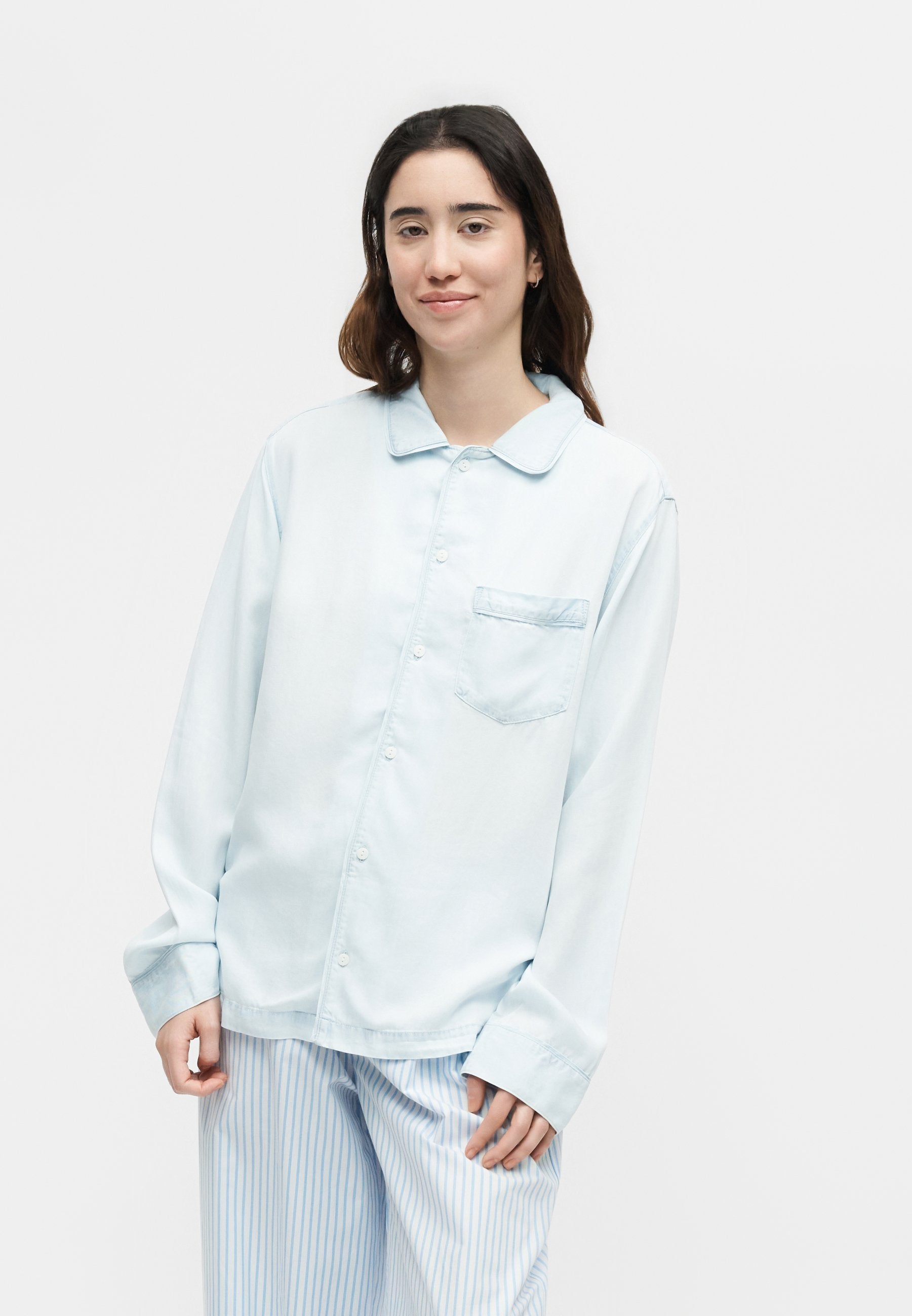 Pyjama top - light indigo