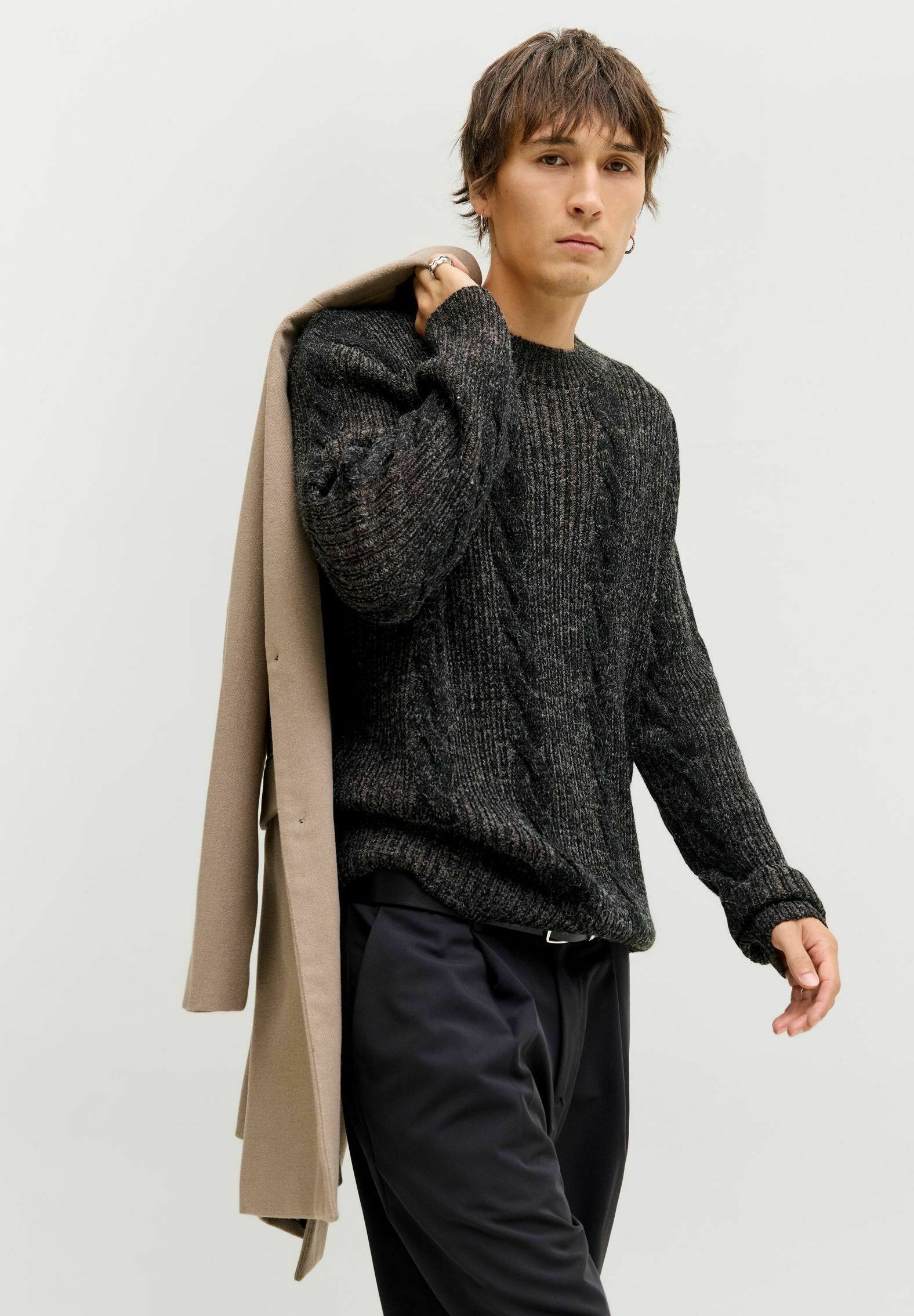 Knitted Knitted - Jumper - chocolate brown