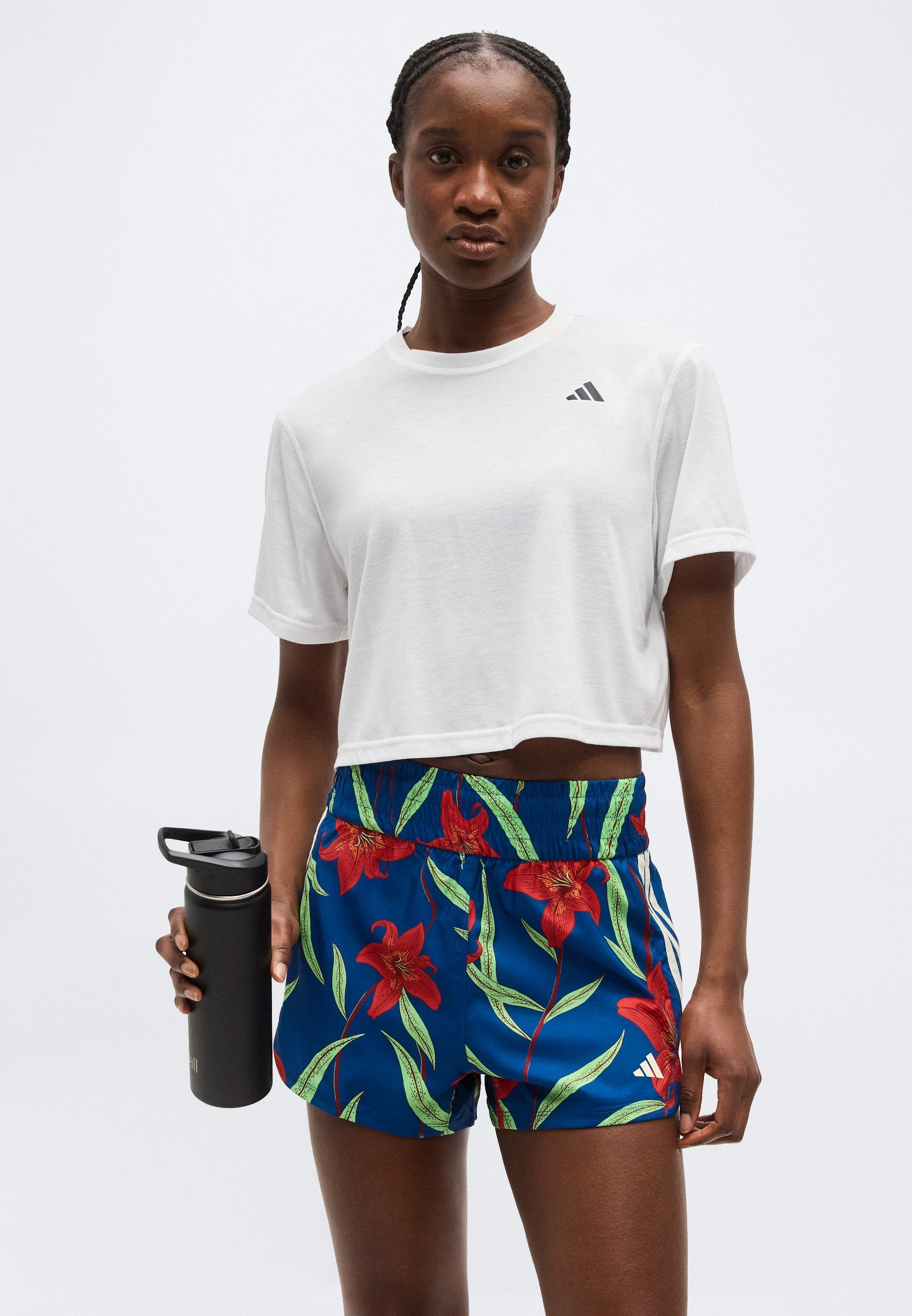 ADIDAS X FARM PIO PACER - شورتات رياضية - بحري داكن/أحمر لمسي/كريمي أبيض