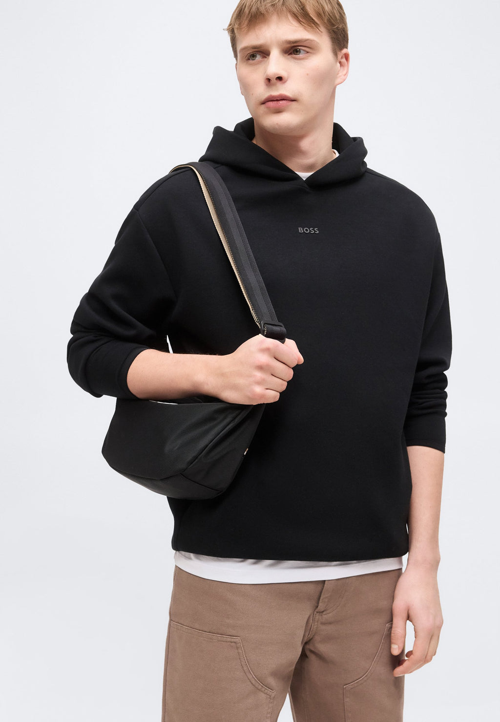 SW_GLOBE HOOD - Hoodie - black