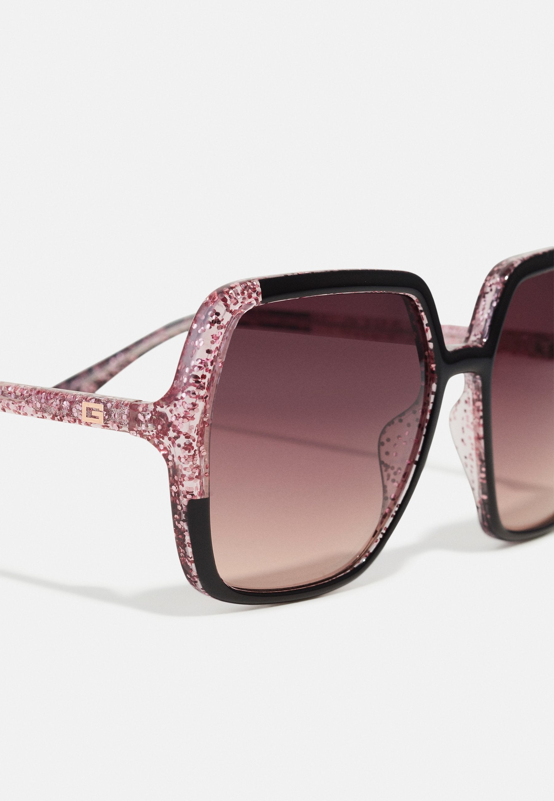Sunglasses - shiny black/gradient bordeaux
