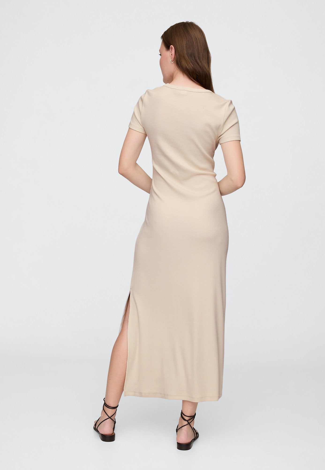 MAXI DRESS - Jersey dress - sand