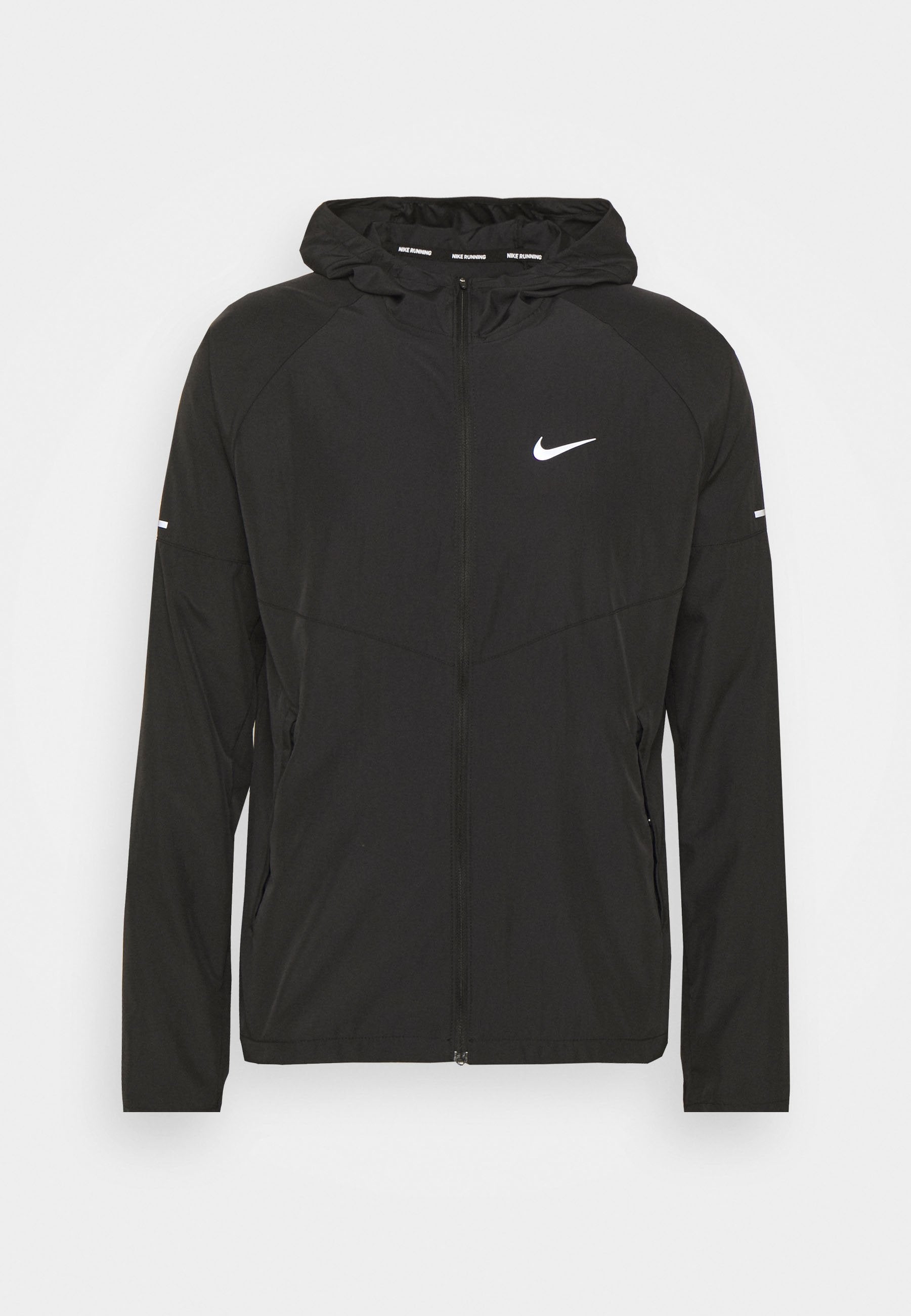 Running jacket - black/reflective silver