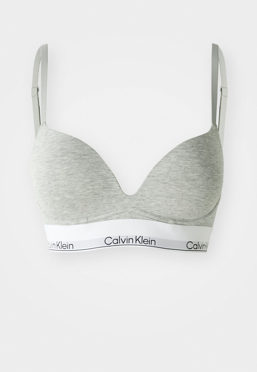 PLUNGE ICON - Push-up bra - grey heather