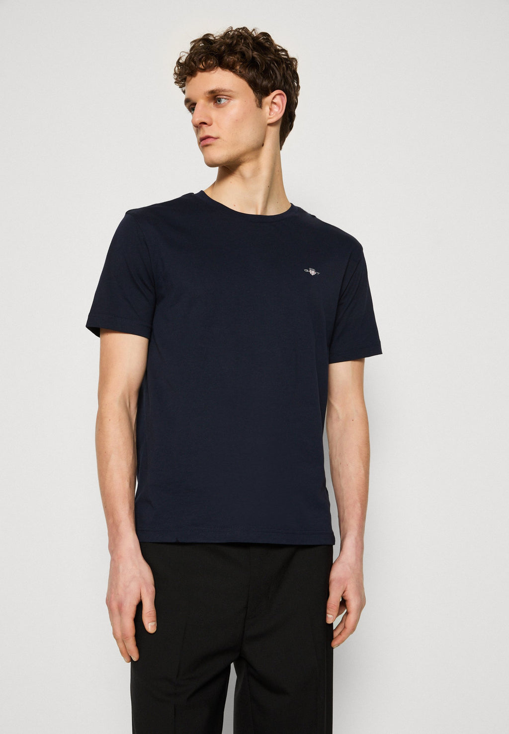 PRINTED ARCHIVE SHIELD - Basic T-shirt - evening blue