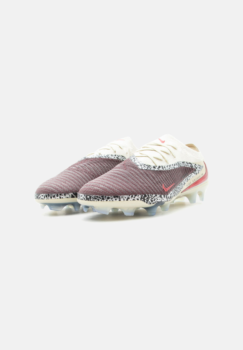 PHANTOM 6 LOW ELITE UNITED FG UNISEX - Firm-ground football boots - burgundy crush/university red/fossil