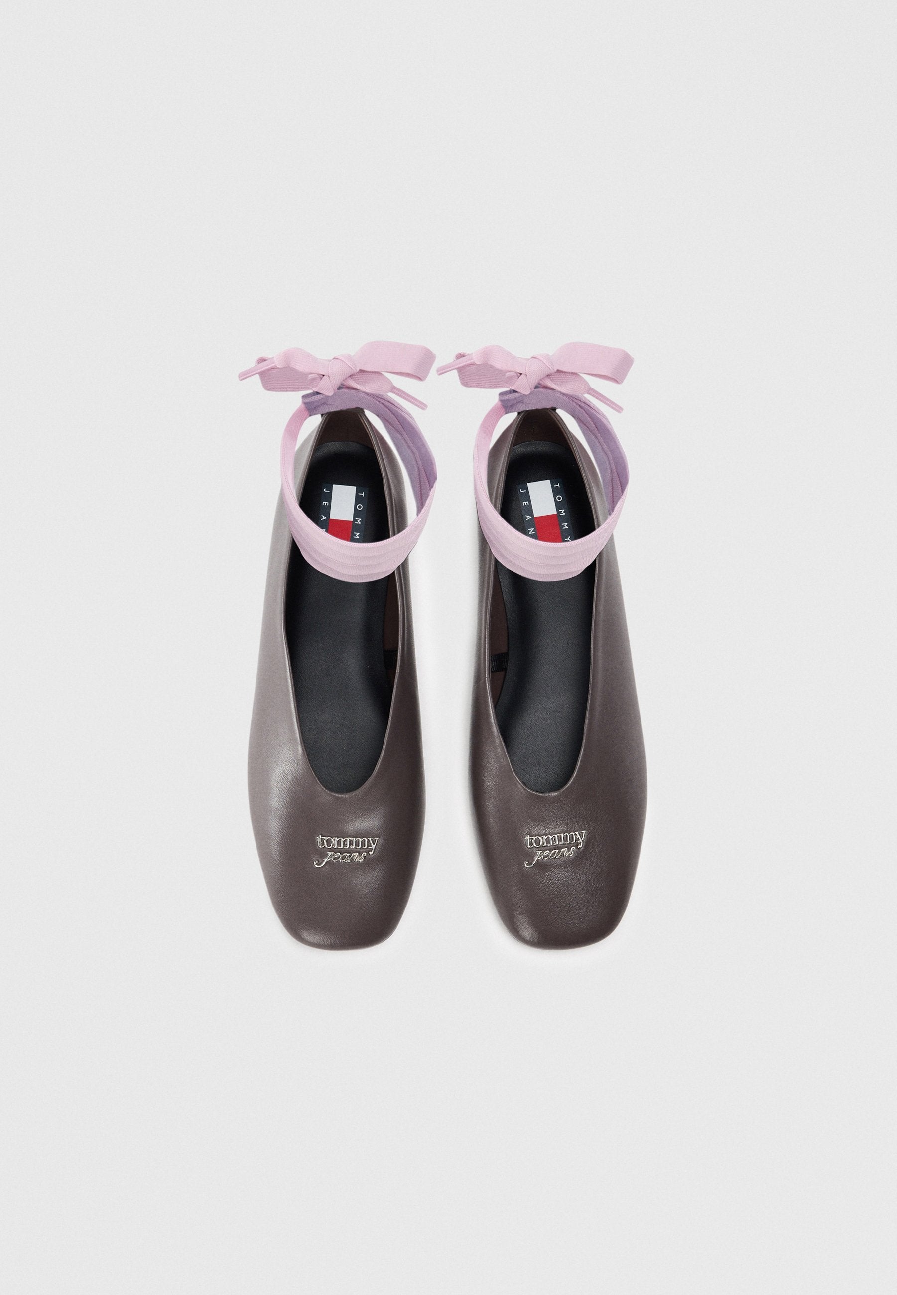 Ballet pumps - black walnut