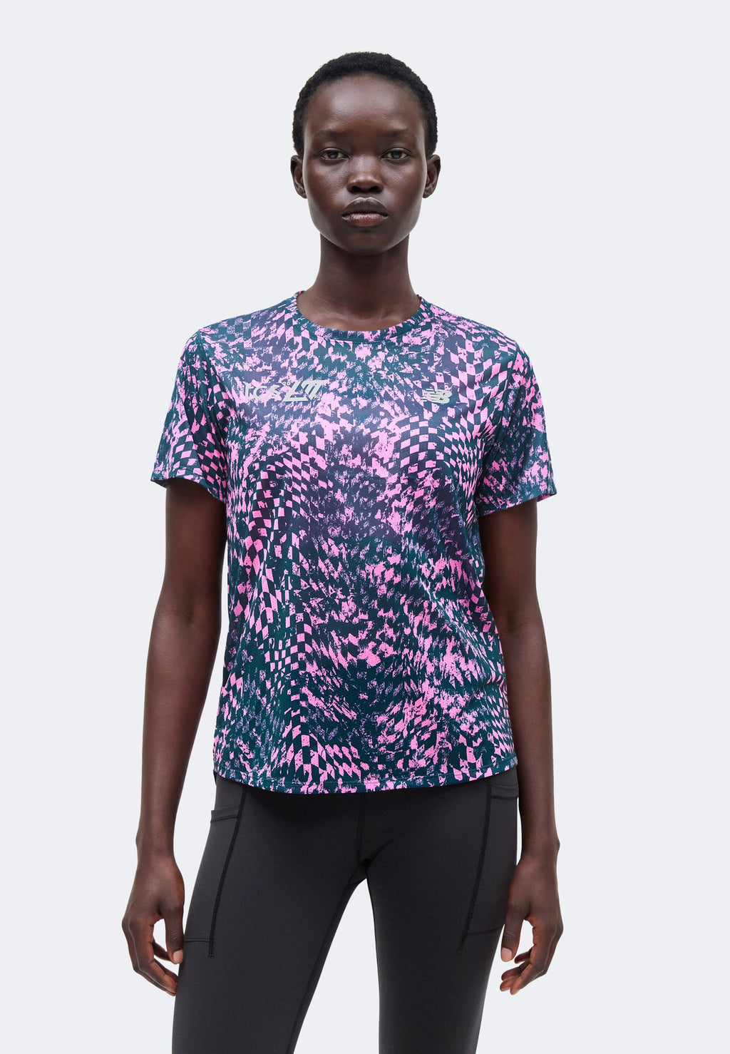 LONDON EDITION ATHLETICS PRINTED - Sports T-shirt - pink heat