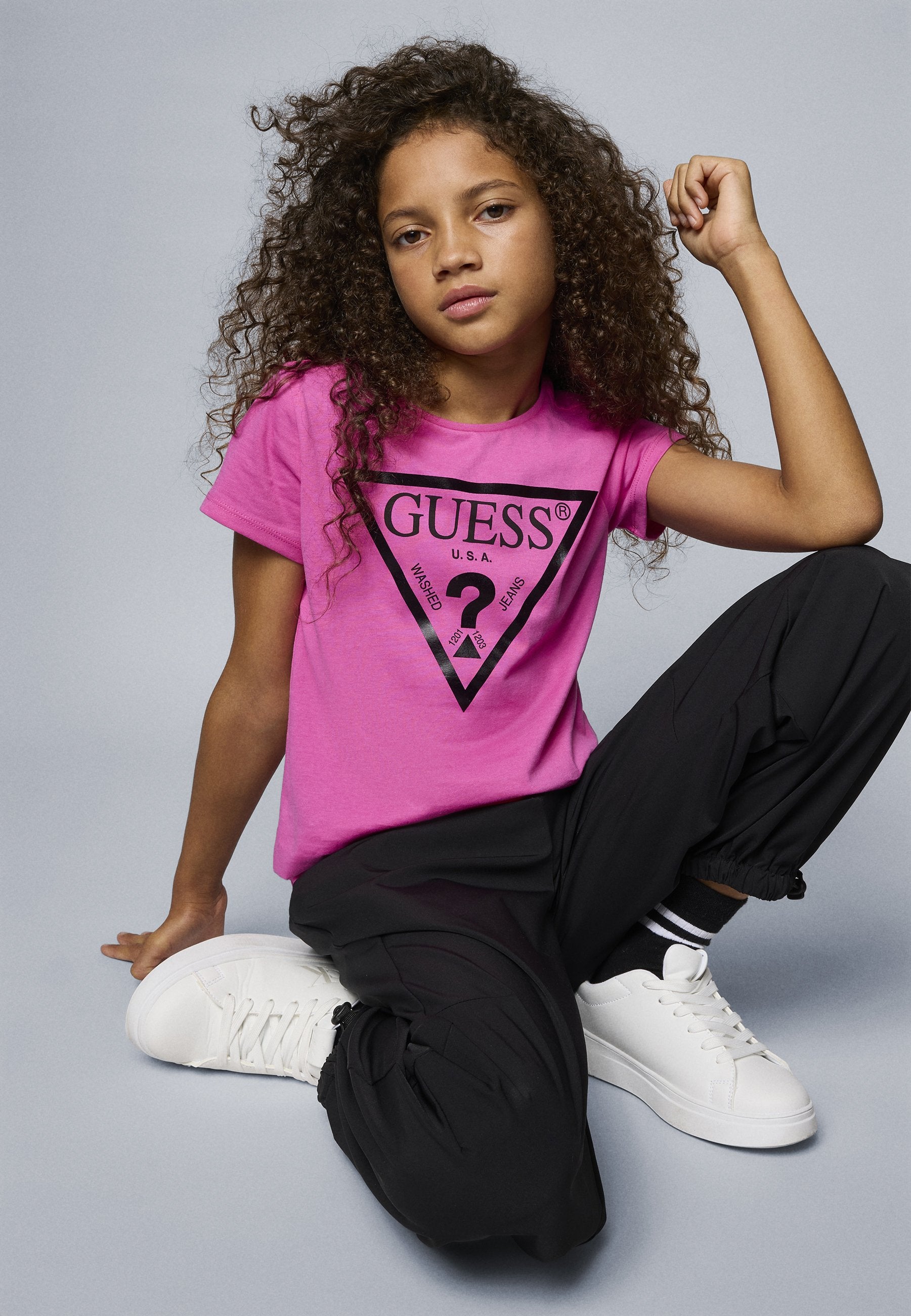 CORE JUNIOR - Print T-shirt - pink trip