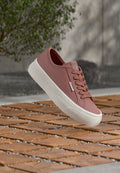 LACE UP - Trainers - blush