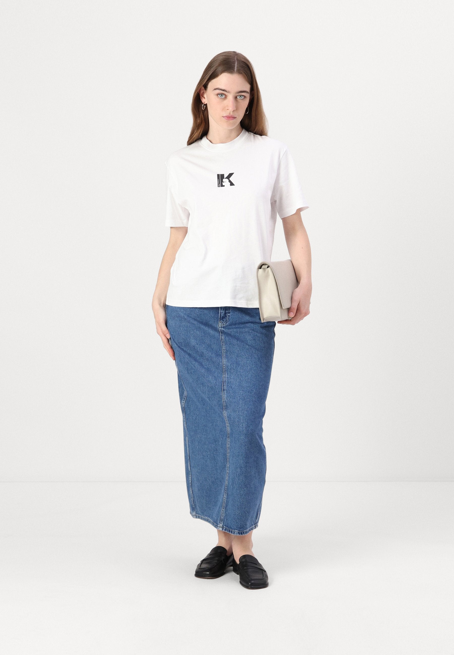 LOGO TEE - Basic T-shirt - white