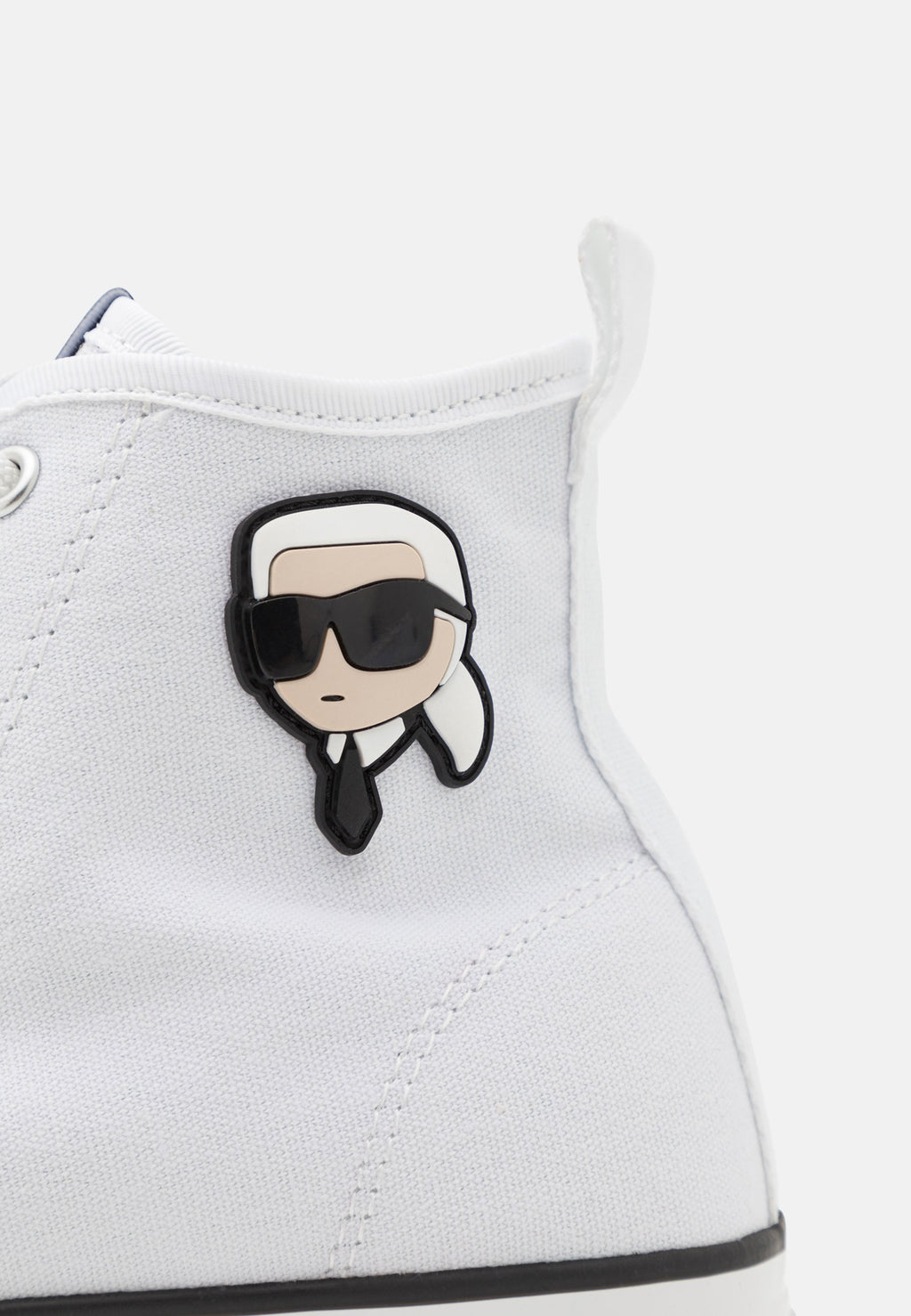 KAMPUS MAX PATCH LACE - High-top trainers - white