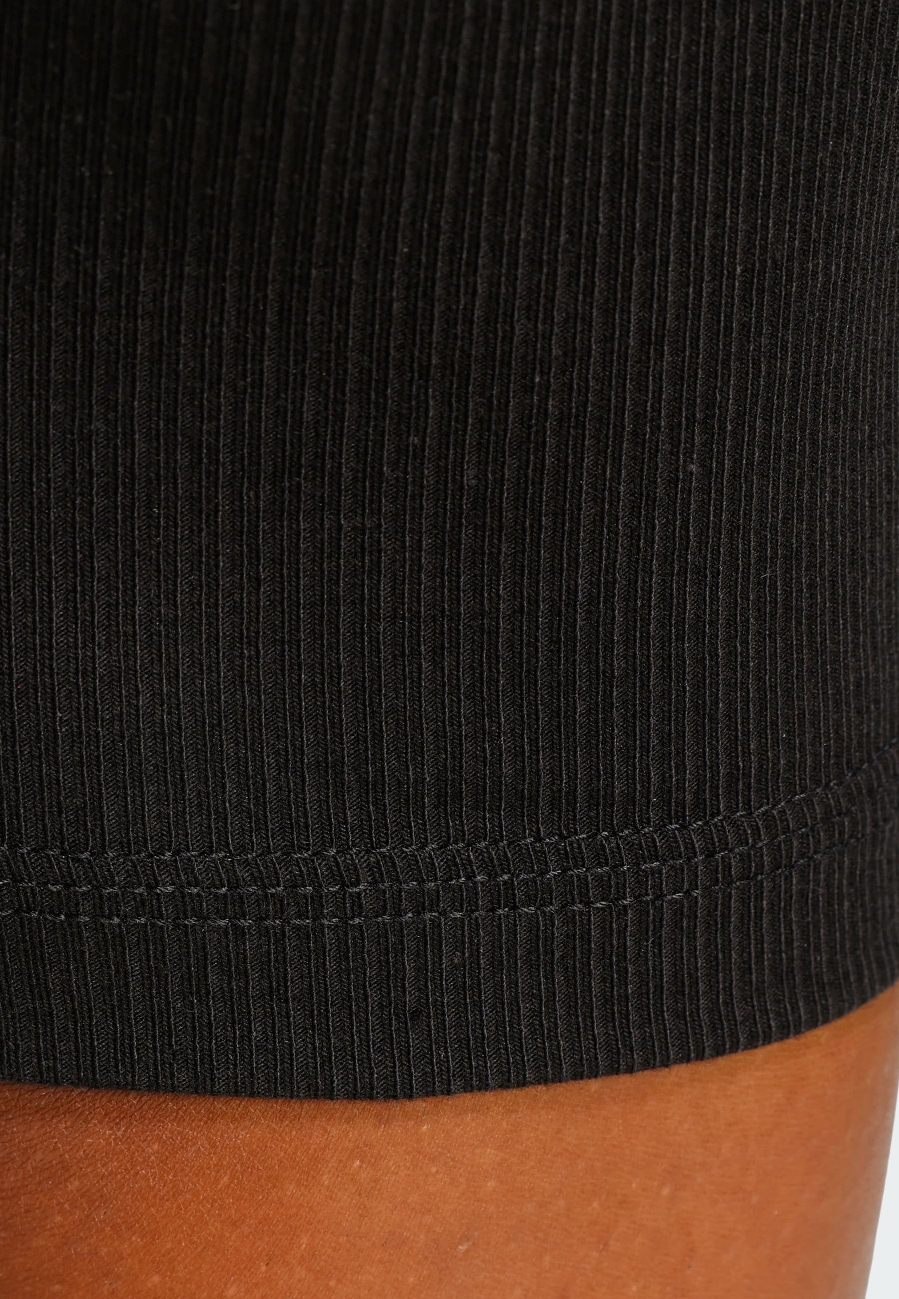 SEASONAL ESSENTIALS RIB CAPRI - Leggings - black