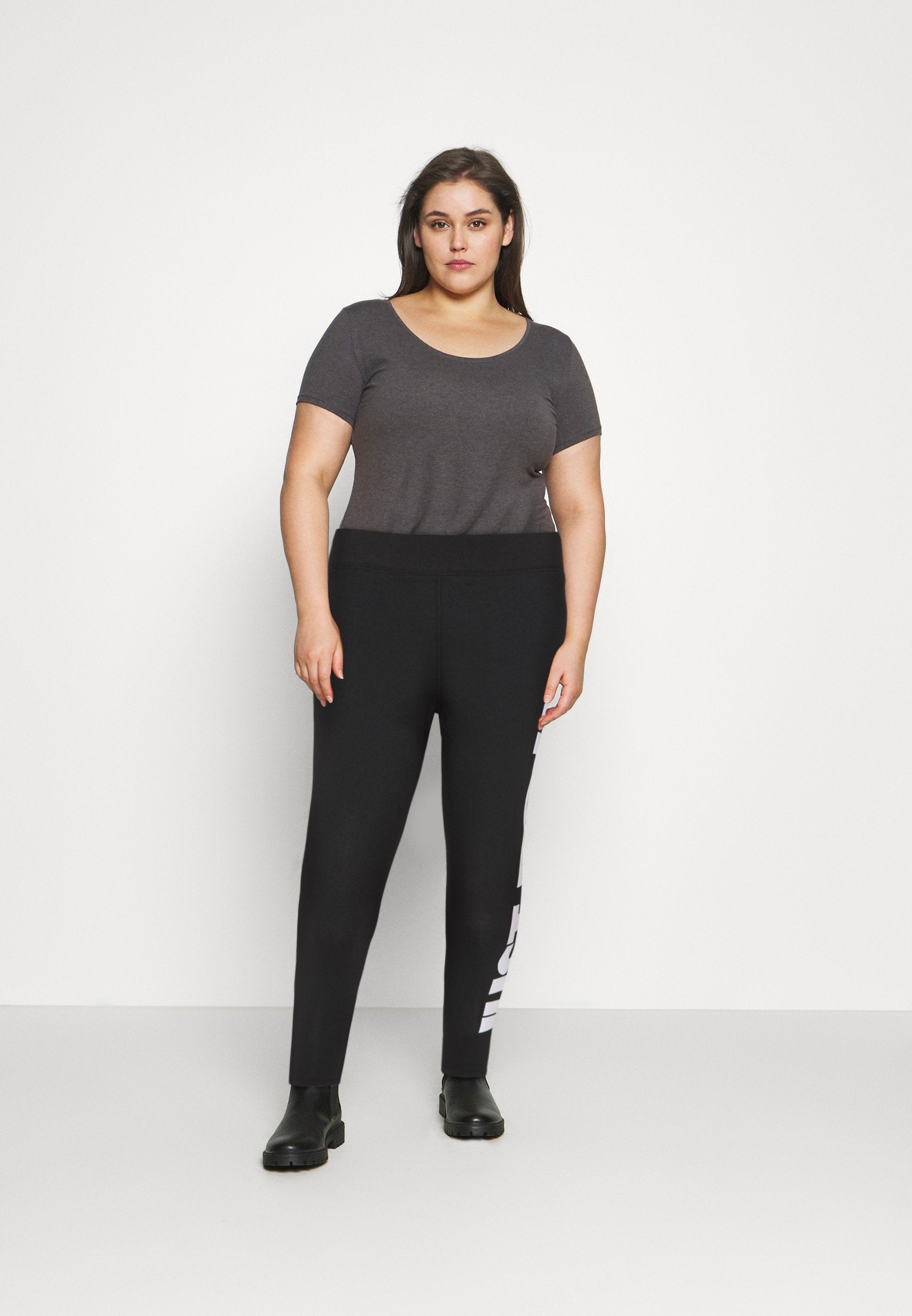 PLUS - Leggings - Trousers - black
