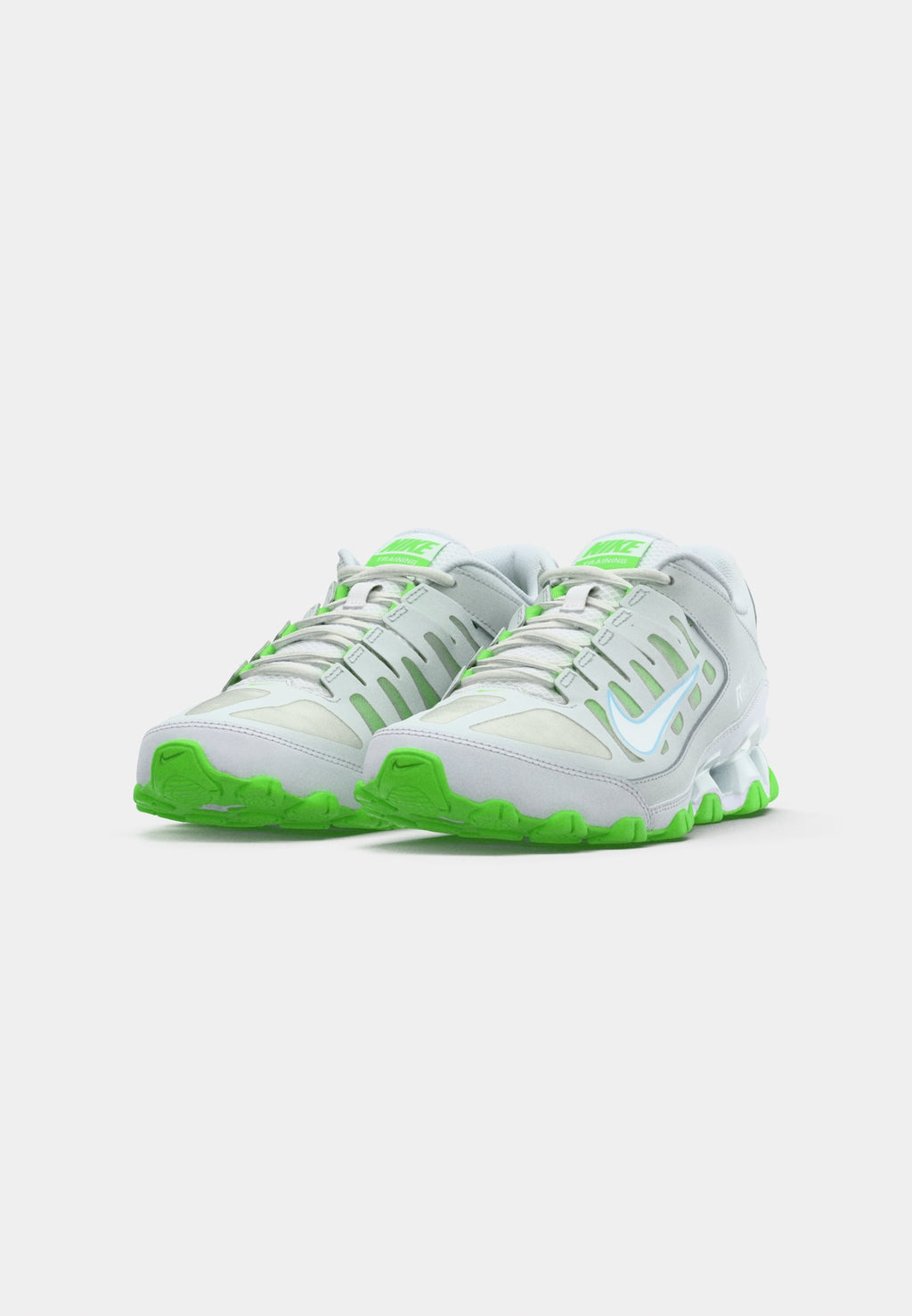 REAX 8 - Training shoe - off white/white/green strike/glacier blue
