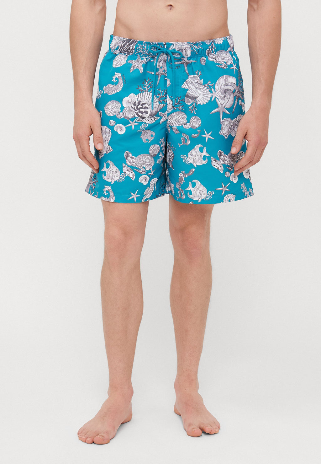 SWIM GOLFO LAVACANZA ALL OVER - Swimming shorts - dark sea green/silver grey