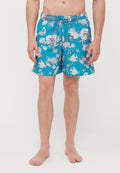 SWIM GOLFO LAVACANZA ALL OVER - Swimming shorts - dark sea green/silver grey