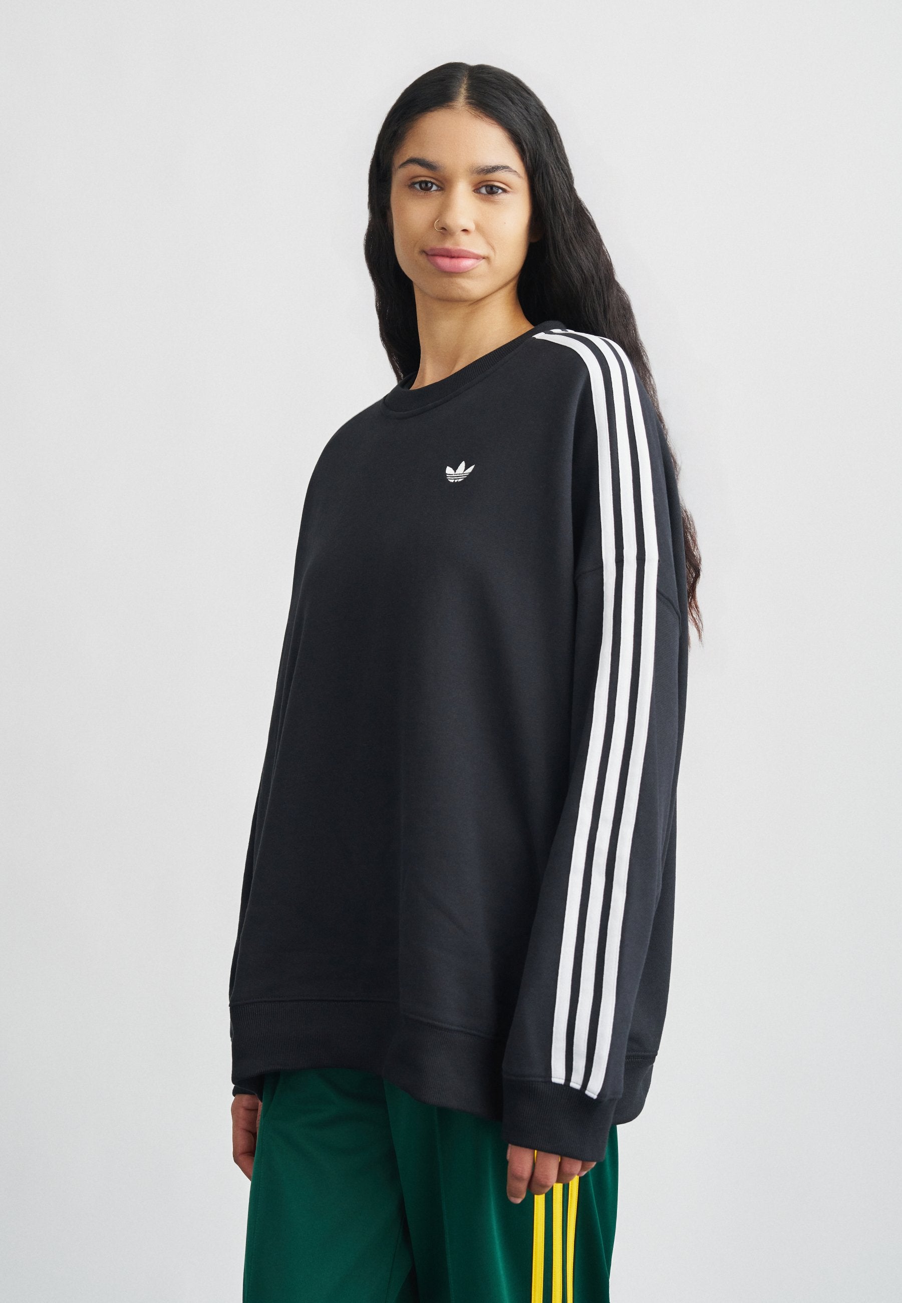 Sweatshirt - black/white
