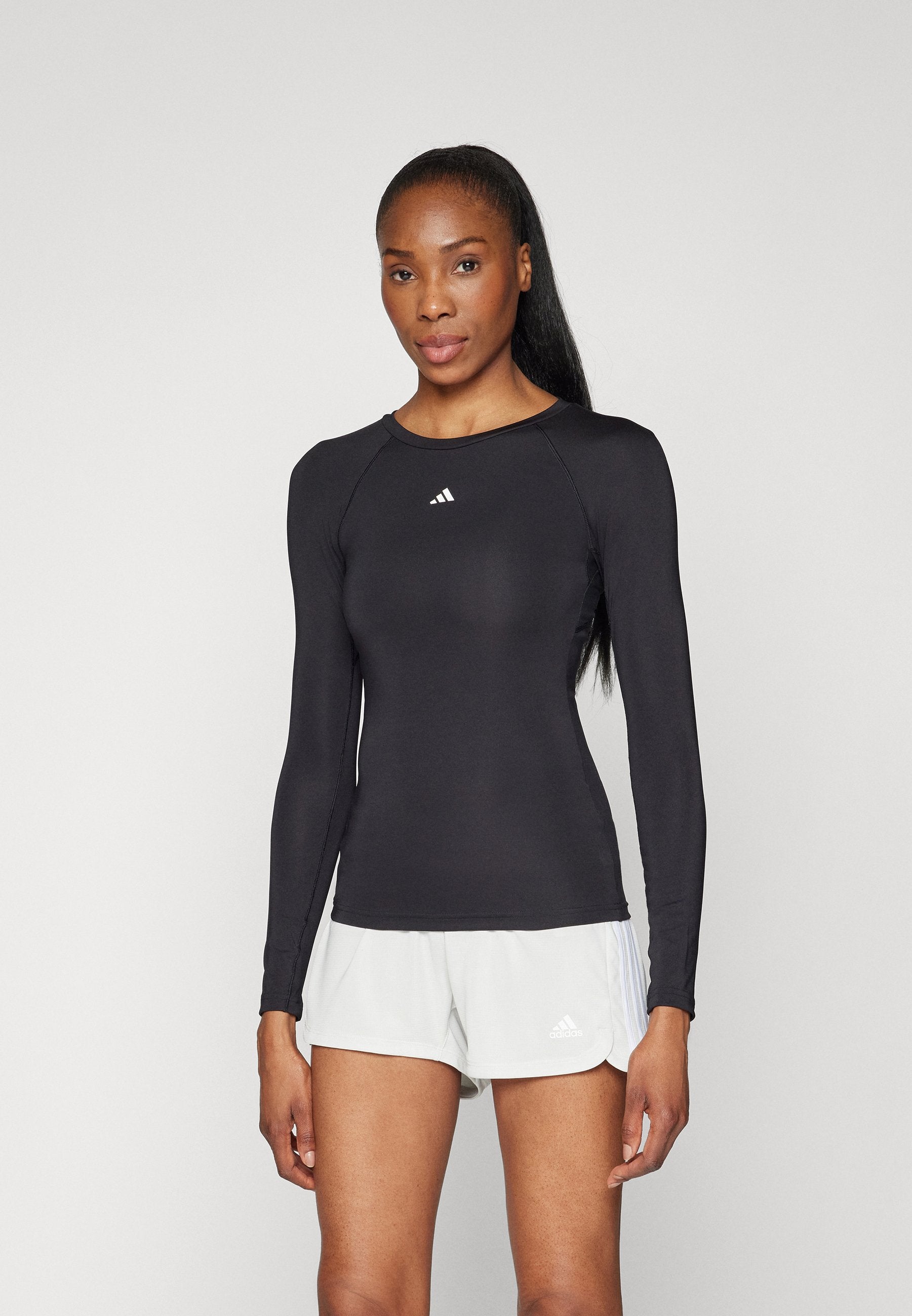 TECHFIT LONG SLEEVE TRAINING TOP - Long sleeved top - black