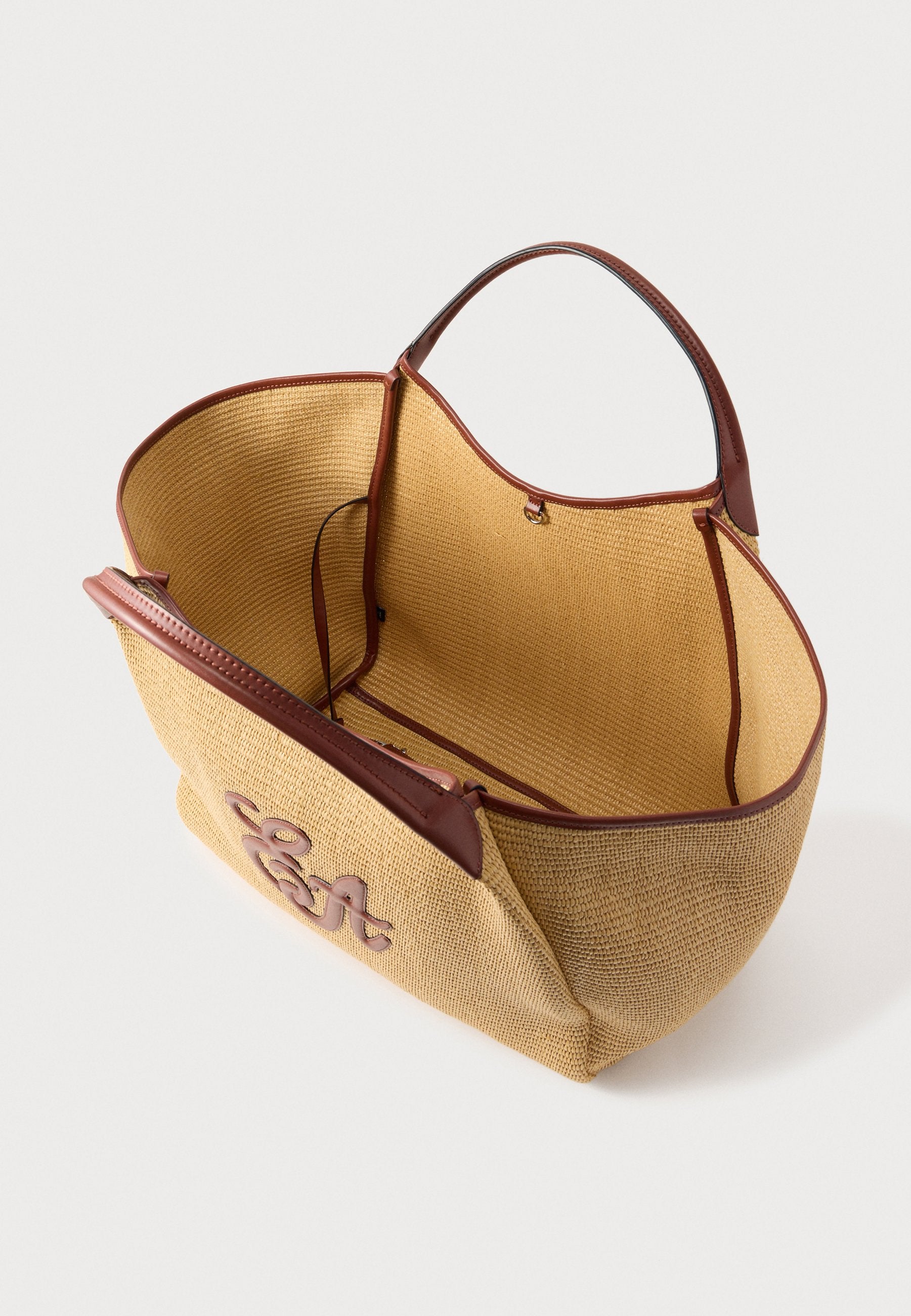 DURINI SHOPPING L - Cabas - naturel/sienne