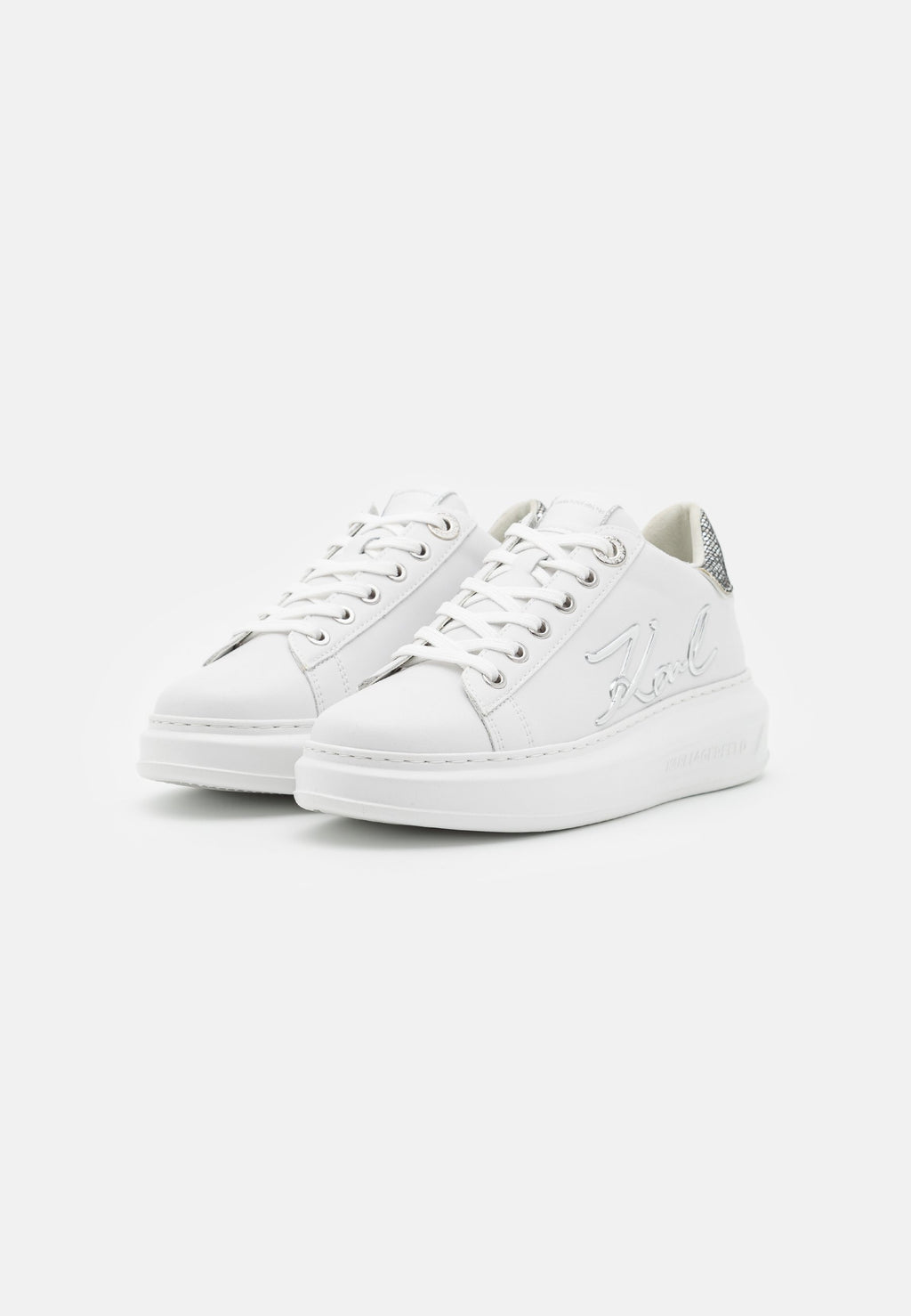 KAPRI SIGNIA LACE  - Trainers - white/silver