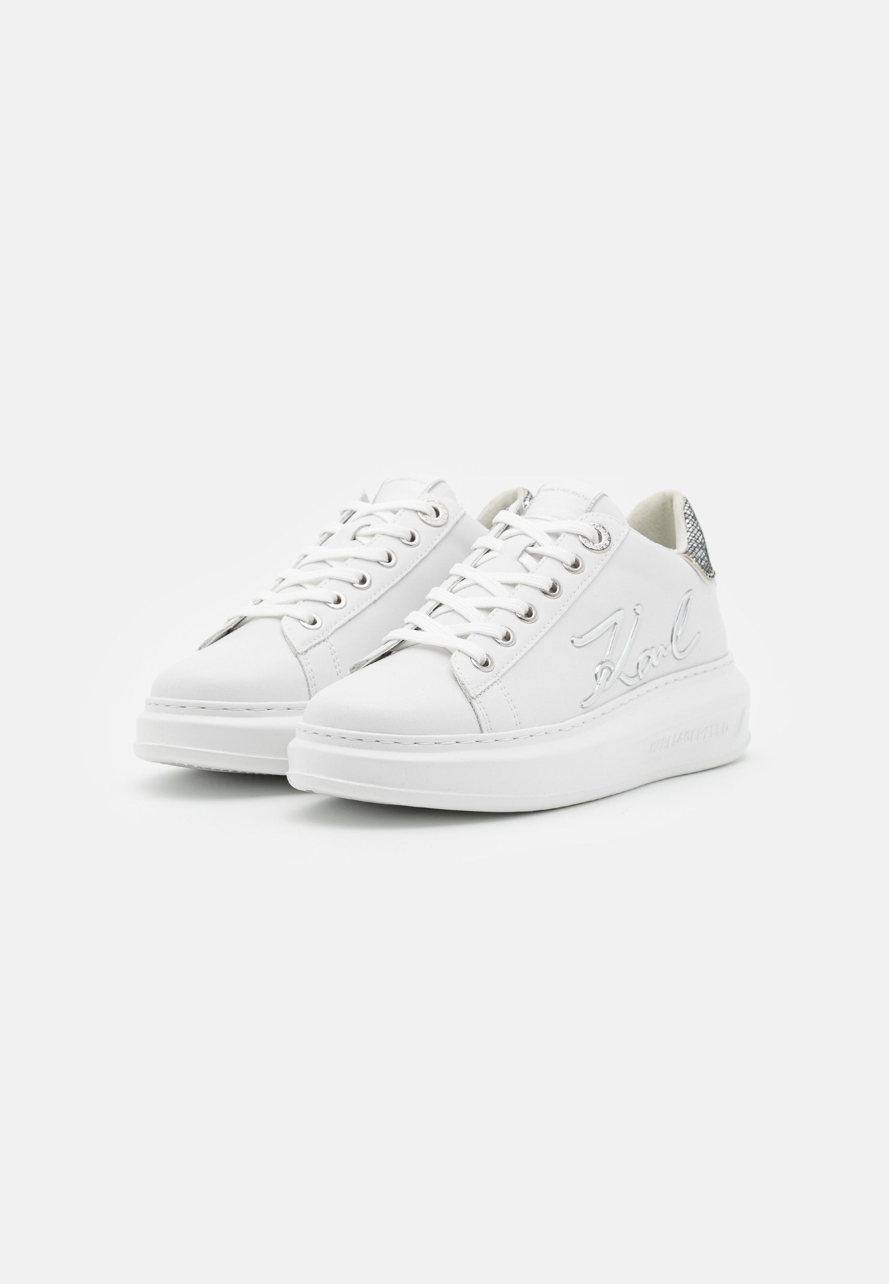 KAPRI SIGNIA LACE  - Trainers - white/silver