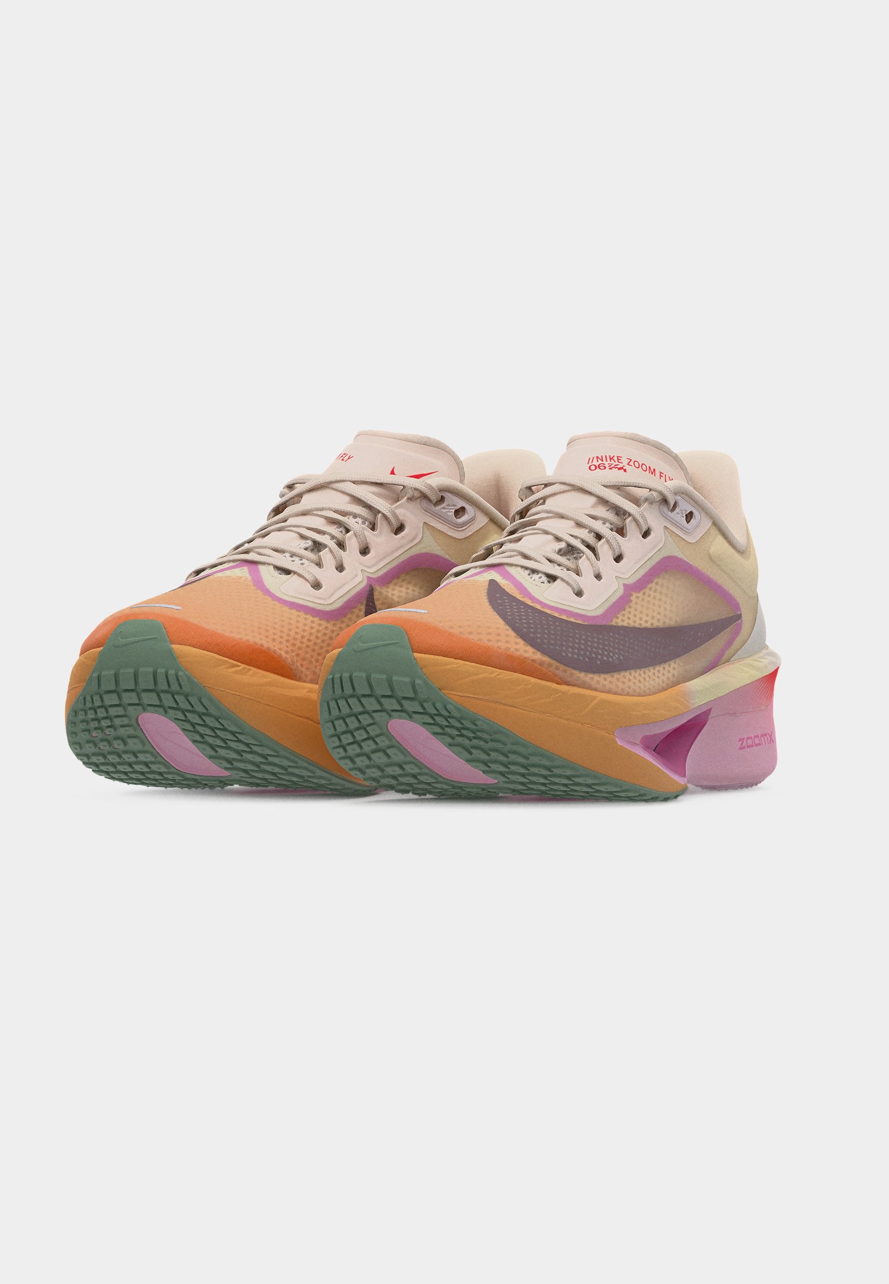 ZOOM FLY 6 - أحذية جري على الطرق - شراع/تاتو/ماجنتا فاتح/وردي لؤلؤي/قرمزي ساطع/طباشيري برتقالي