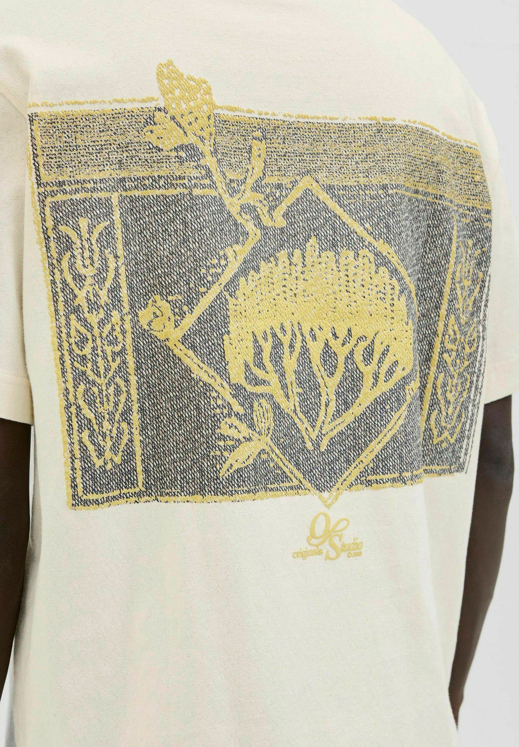 T- - Print T-shirt - antique white