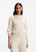 FIBISCUS - Jumper - open white