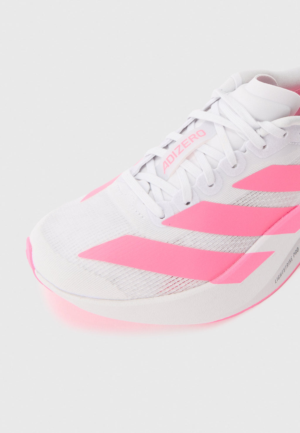 ADIZERO EVO SL J UNISEX - Road running shoes - dash grey/lucid pink/core black