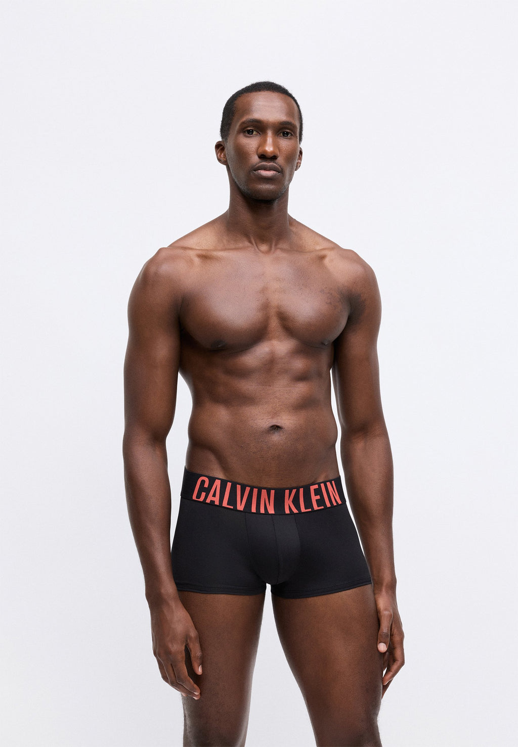 PACK DE 3 CALEÇONS COURTS À TAILLE BASSE INTENSE POWER - coloris noir/blanc/turbulence