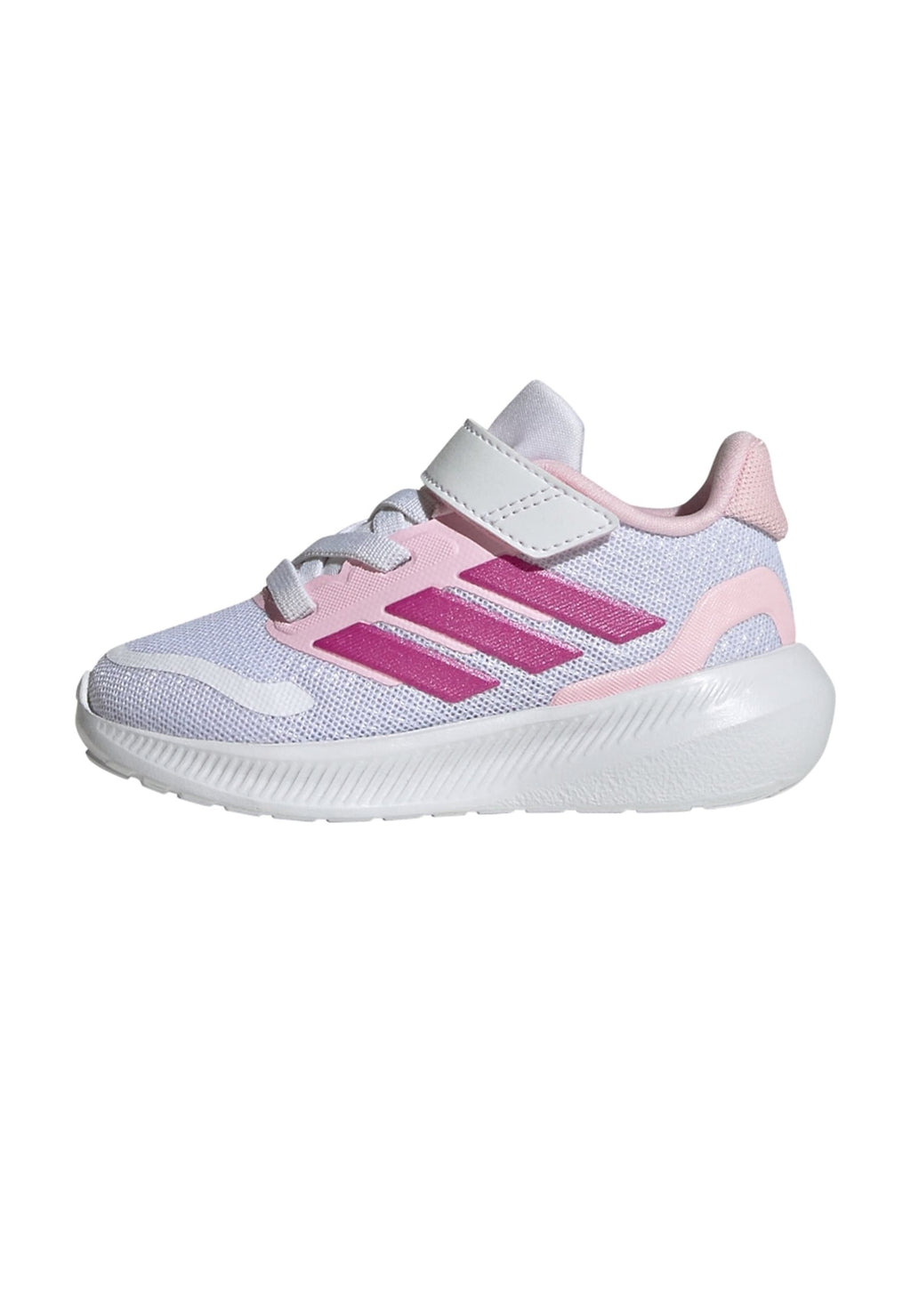RUNFALCON 5 EL I - Road running shoes - ftwr white/clear pink/grey two