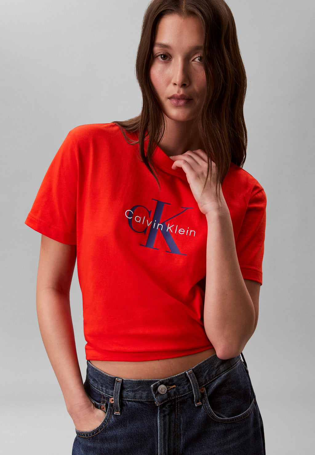 HERO CLASSIC MONOLOGO - Print T-shirt - orange