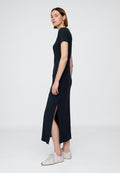 MODERN RIBBED MAXI - Jersey dress - new classic navy
