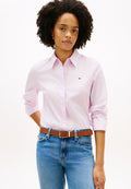 REGULAR CLASSIC SHIRT - Button-down blouse - lilac powder
