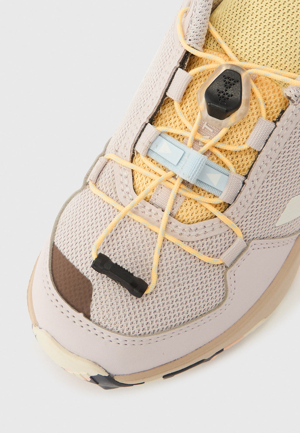 AX4S UNISEX - Hiking shoes - ice purple/off-white/ice tangerine
