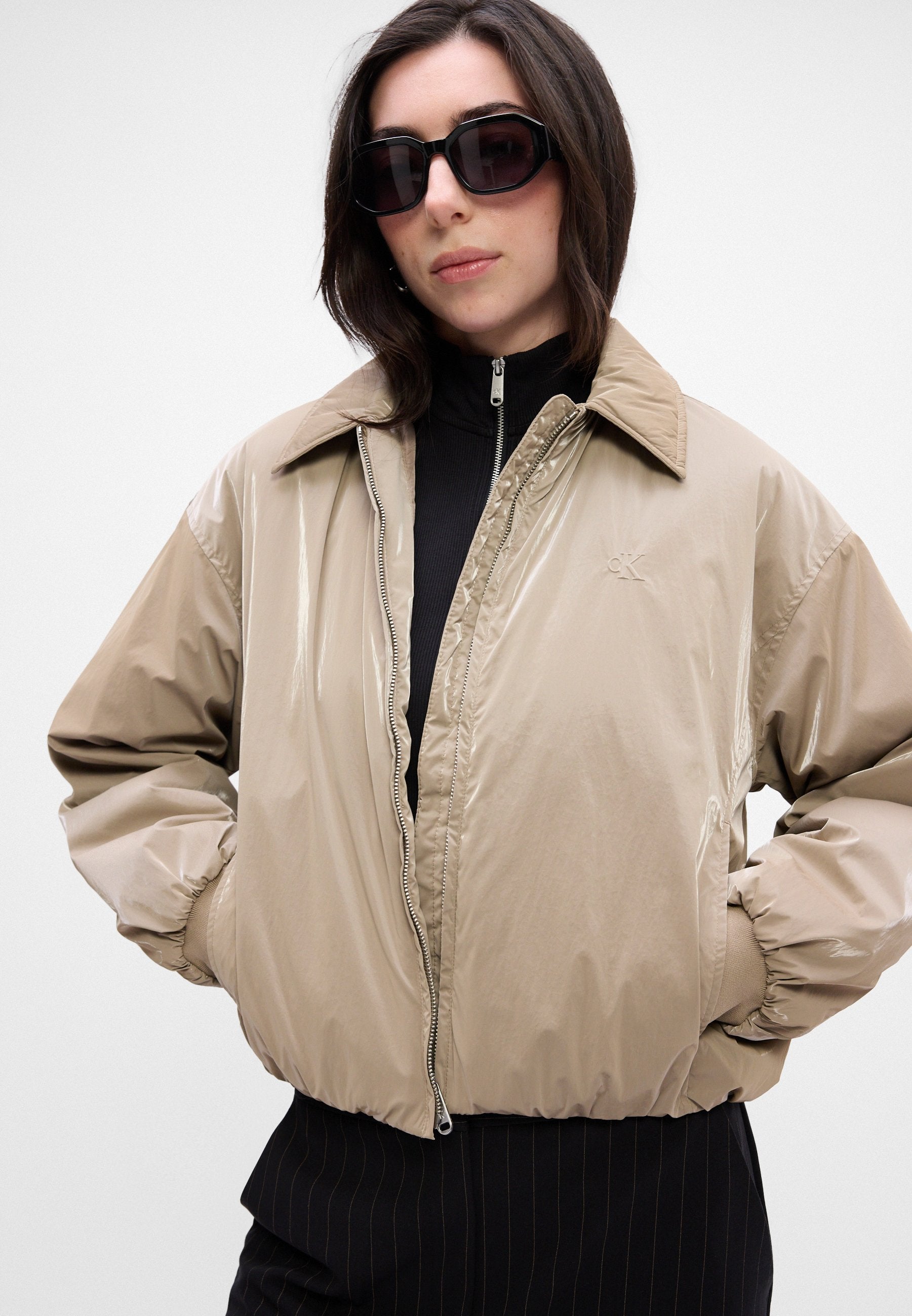 JACKET - Bomber Jacket - desert taupe