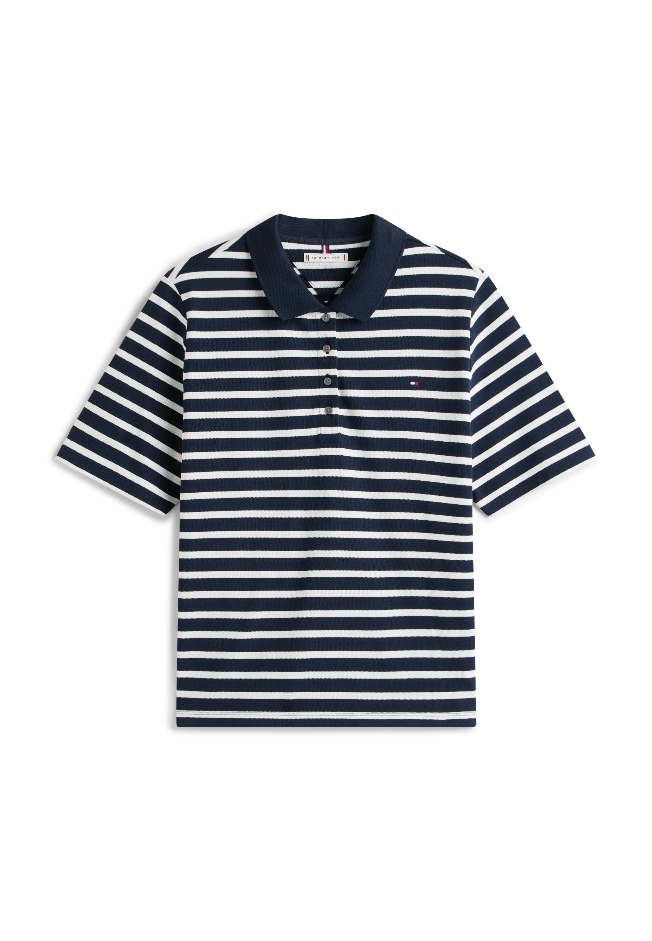 CURVE 1985 REGULAR FIT PIQUE POLO SHIRT - Polo shirt - dark night/ecru