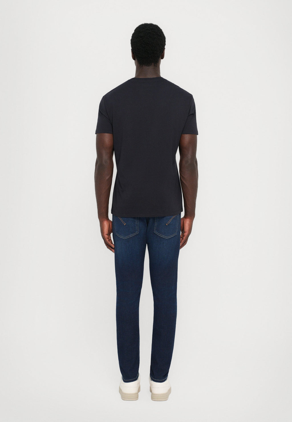 TEE-SHIRT COUPE CLASSIQUE - T-shirt basique - bleu marine profond